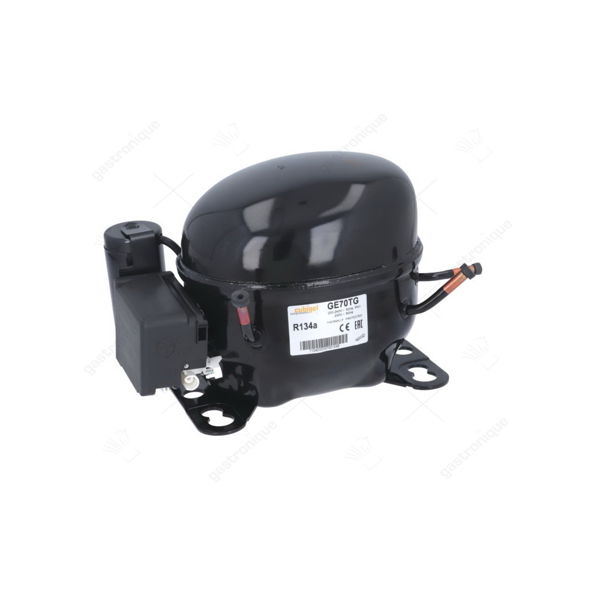 refrigerant compressor R134a type GL80TB 220-240V 50Hz HMBP fully hermetic 9.5kg 1/5HP - image 1