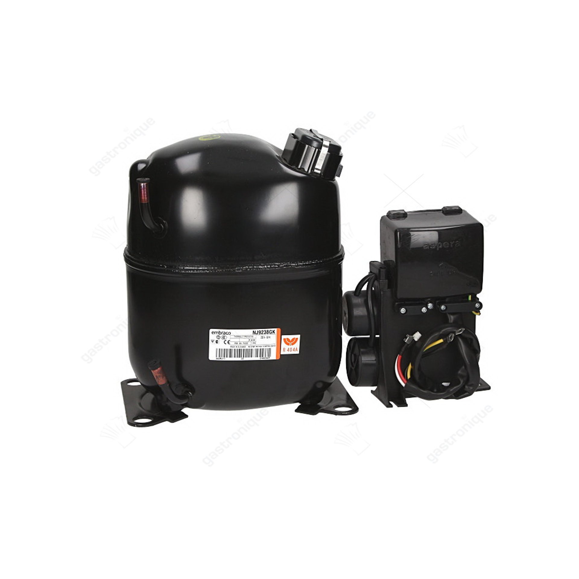 refrigerant compressor R404a/R507 type NJ9238GK 220-240V 50Hz HMBP 22.1kg 1 1/2HP - image 1