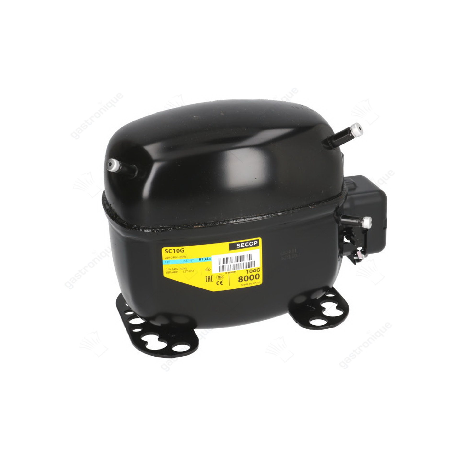 refrigerant compressor R134a type SC10G 220-240V 50Hz HMBP 13.1kg 1/4HP cylinder volume 10.29cm³ - image 1
