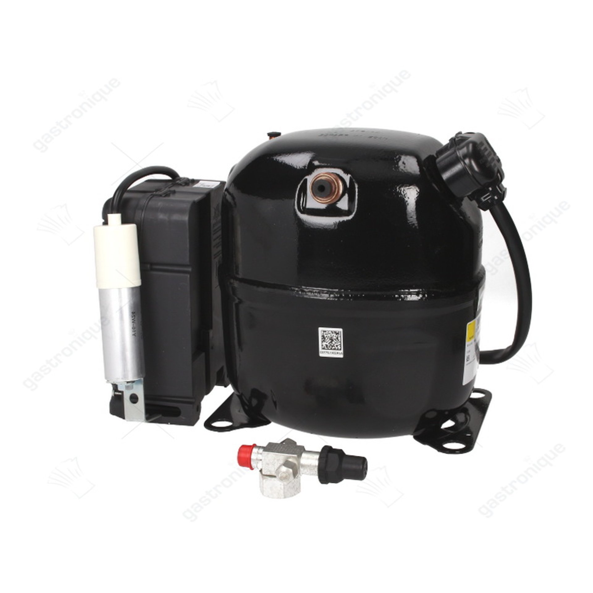 Compressor koelmiddel R404A type CAJ9480Z/R 3/4HP cilinderinhoud 15,2cm³ CSR 220-240V H 271mm - afbeelding 1