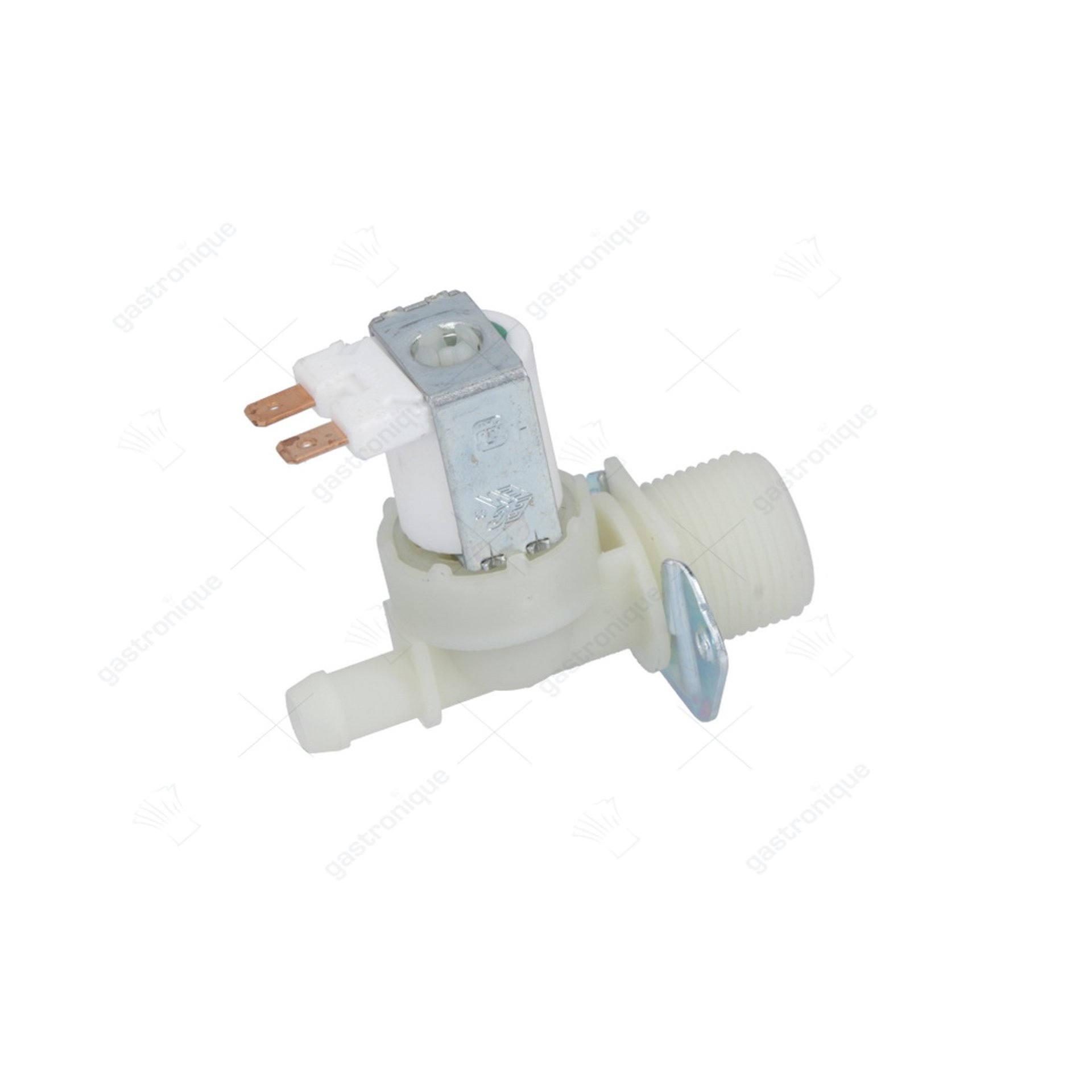 Solenoid valve single straight plastic inlet 3/4" 230VAC TP p max. 10bar outlet 11.5mm DN10 - image 1