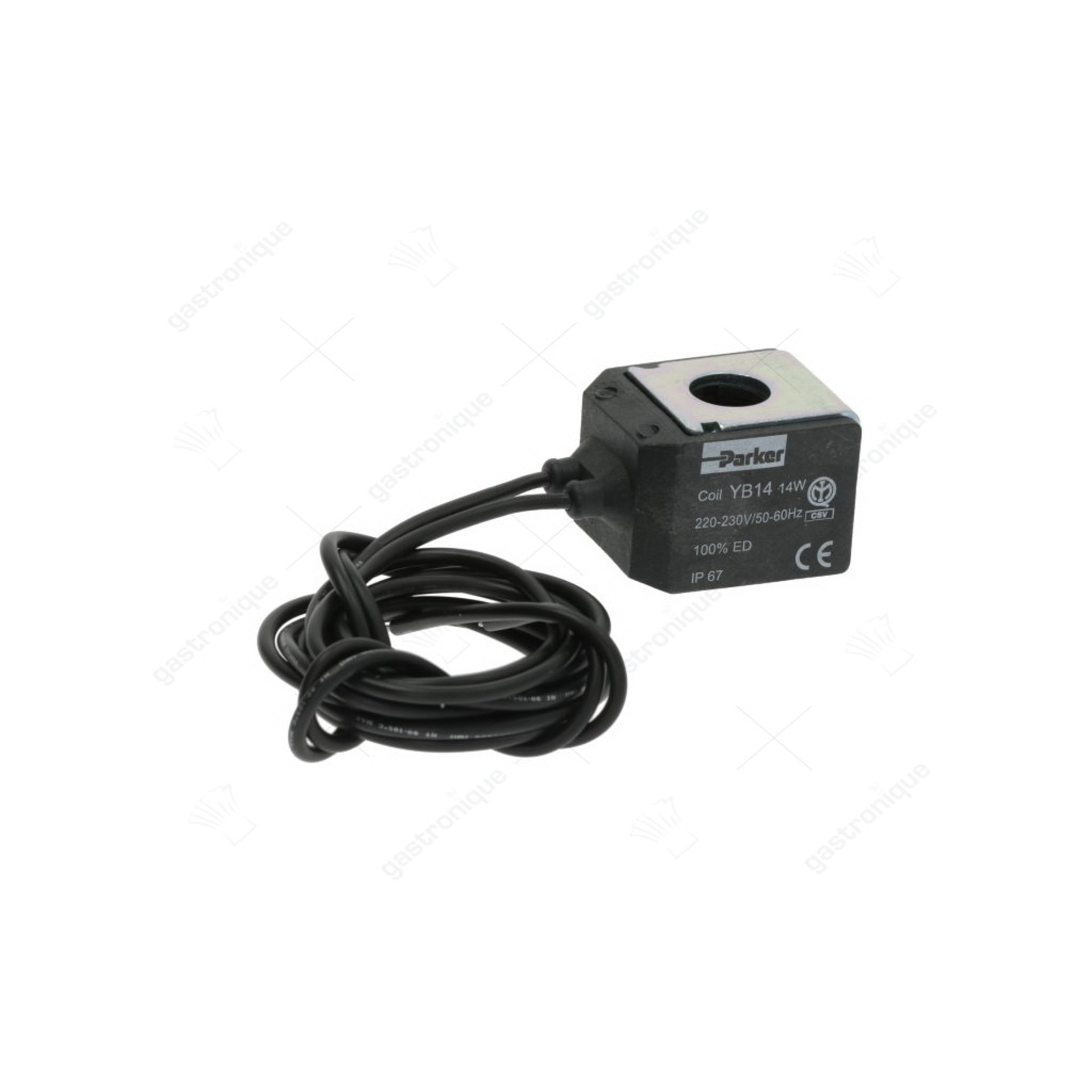 magnet coil 50/60Hz pickup ø 14mm cable length 1000mm 14W PARKER YB14 220V 14W (with cable) - image 1