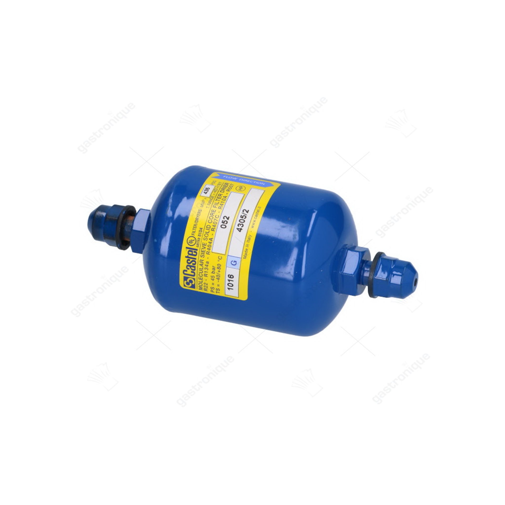 Droger aansluiting 7/16" UNF (1/4" SAE) 80cm³ type 4305/2 p max. 45bar -40 tot +80°C 275g - afbeelding 1