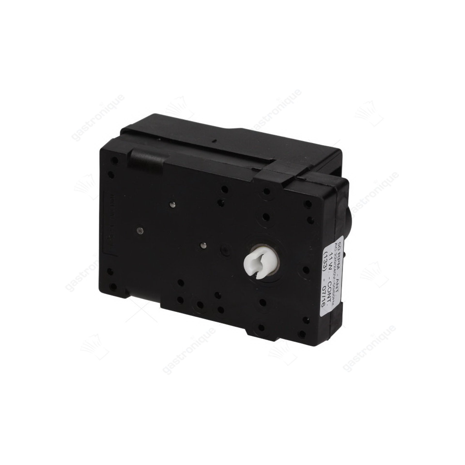 moteur à pignon 220/240V 50T/min arbre ø 4mm 11W type 123MR B 74mm arbre ø 4mm arbre L 8mm LIP lip 133 - image 1