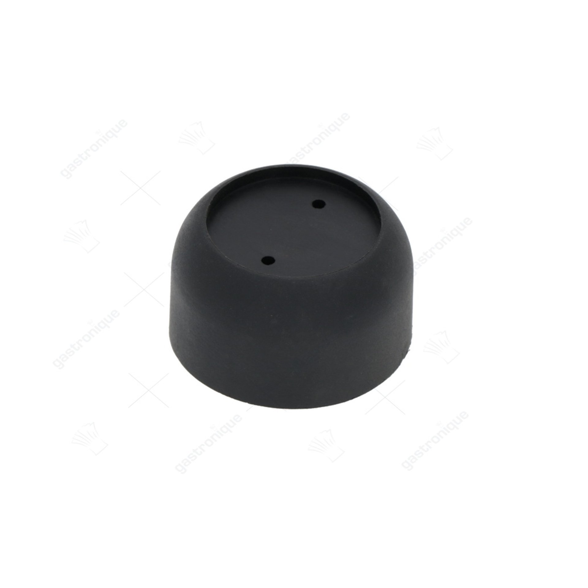 zwarte knop ø 45 mm - afbeelding 1
