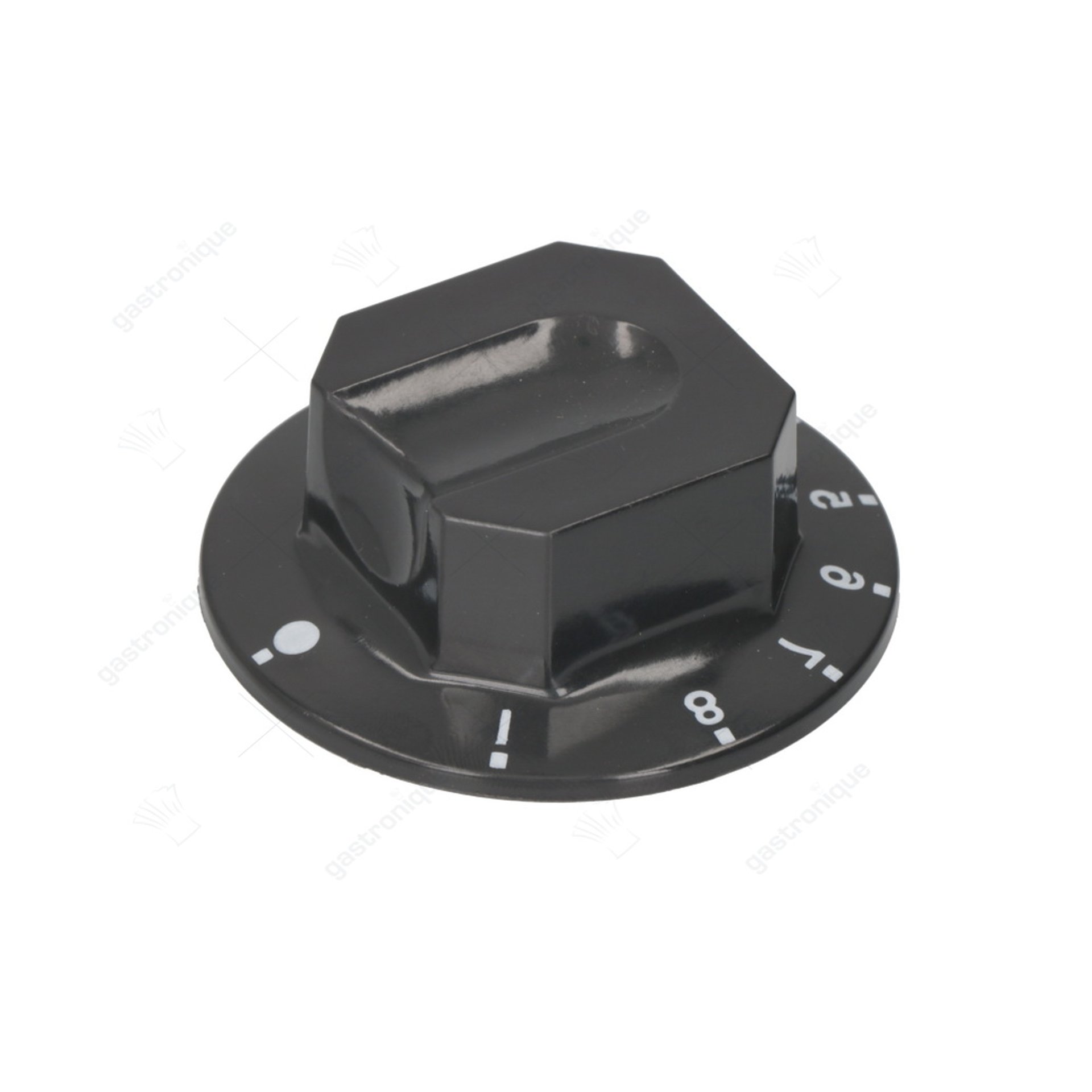 black knob ø 70 mm 1-2-3-4-5-6-7-8 - image 1
