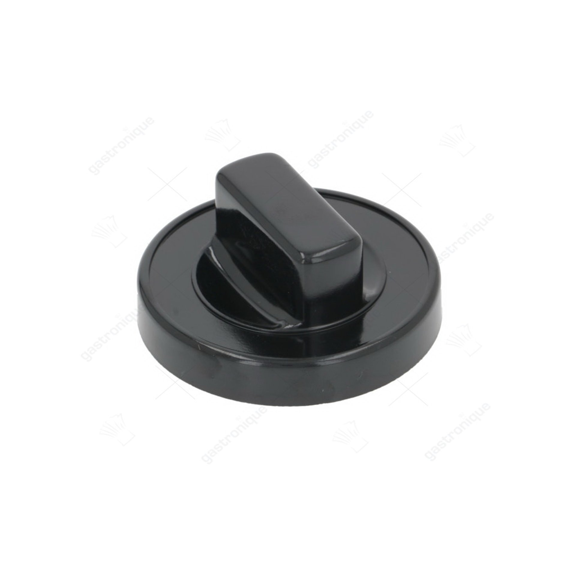 zwarte knop ø 70 mm universeel - afbeelding 1