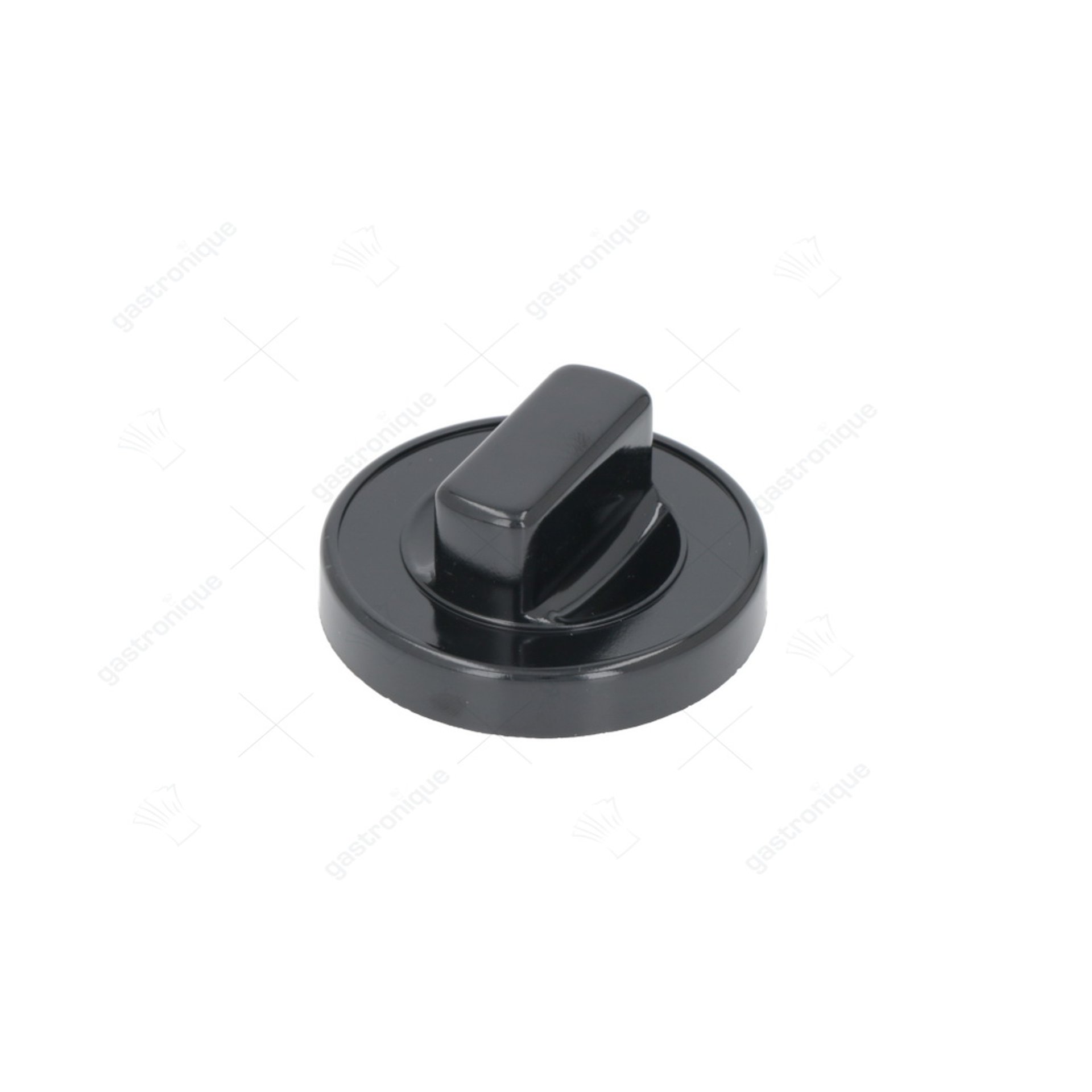 zwarte knop ø 70 mm universeel - afbeelding 1