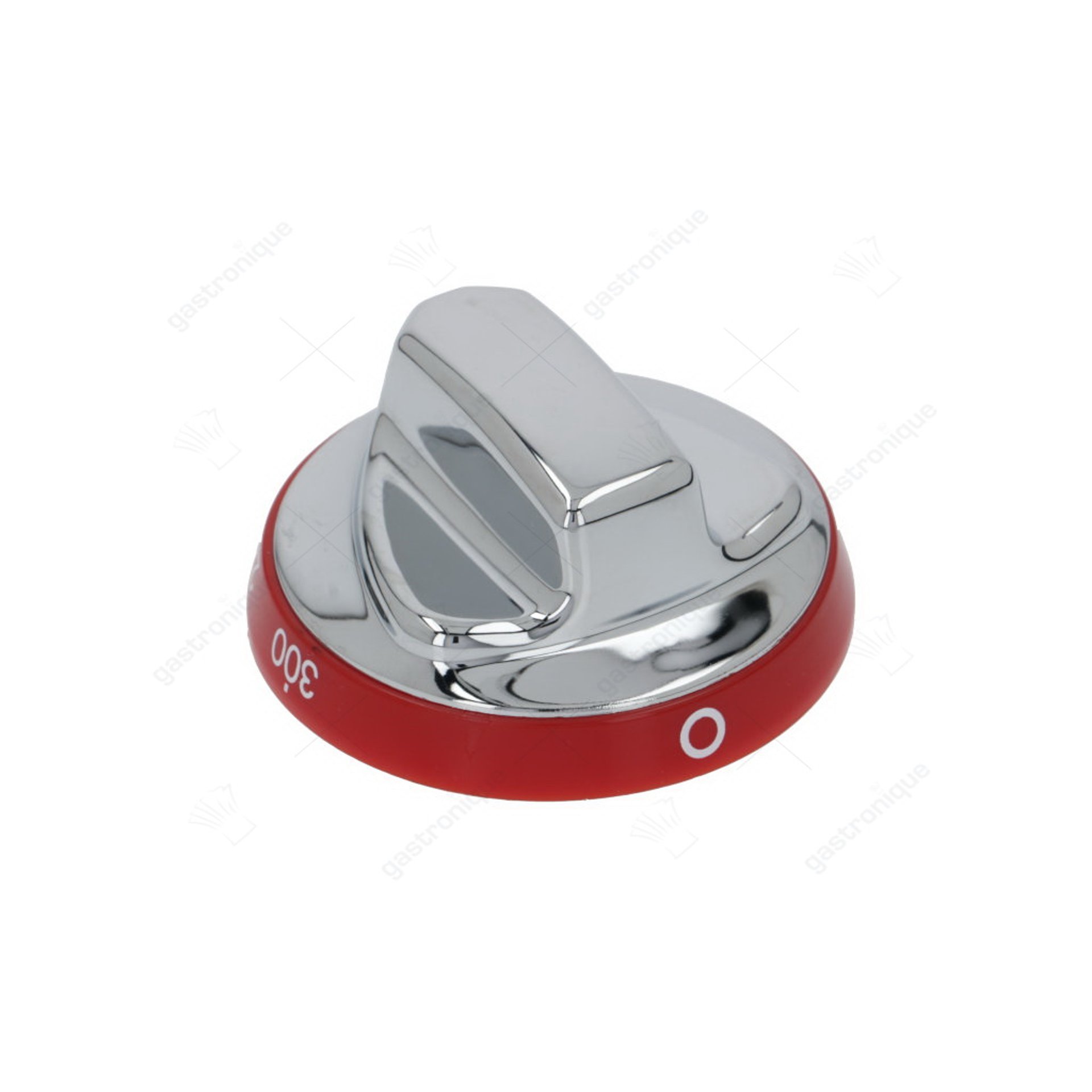silver knob-red ø 72 mm 100-300°c - image 1