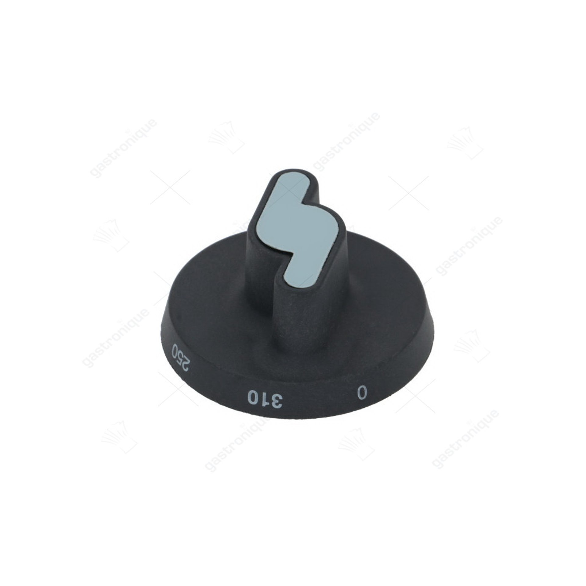 ZWARTE KNOP ø 73 mm 0-310°C - afbeelding 1