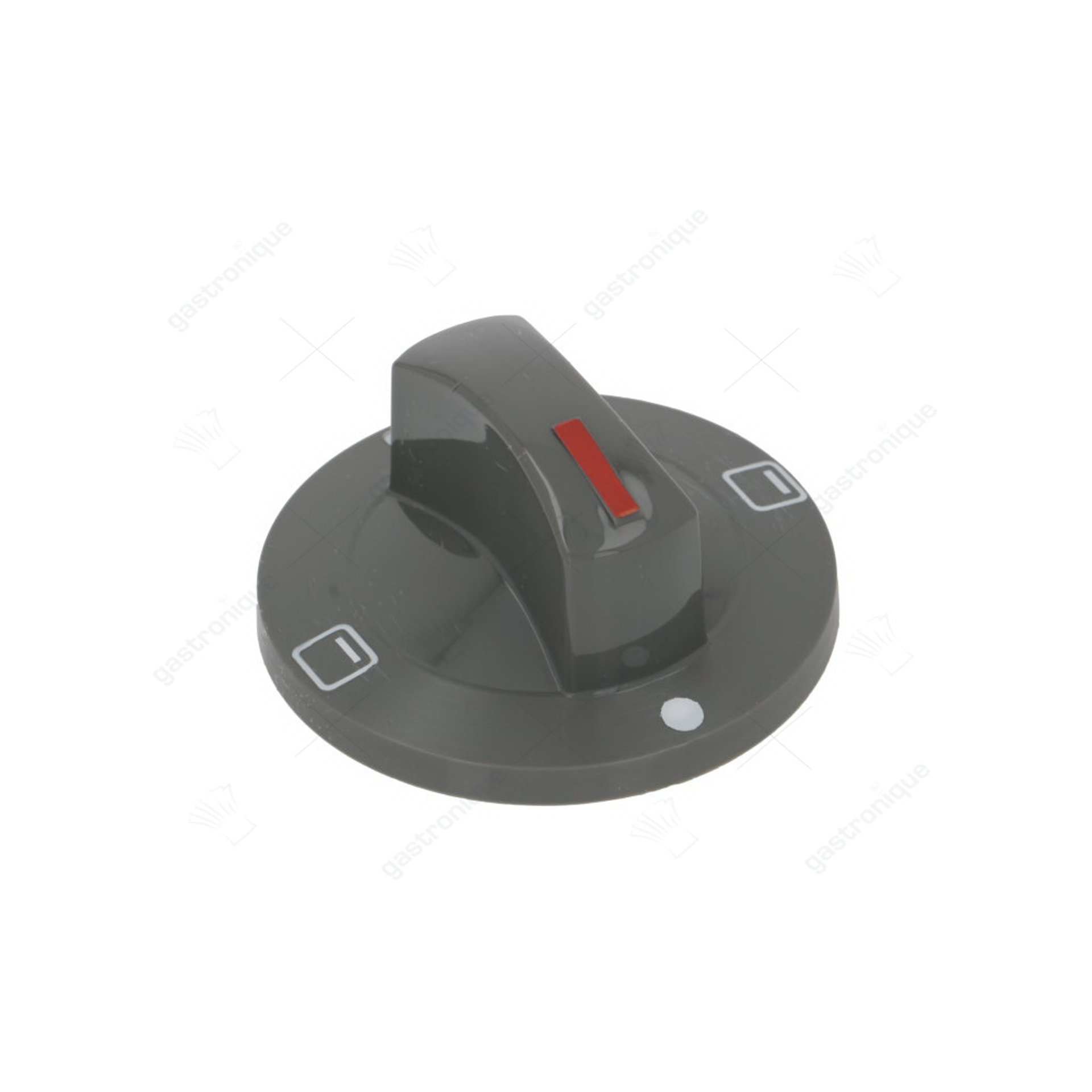 knopf ofen OH/OH+UH/UH ø 71mm achse ø 6x4,6mm abflachung oben schwarz - Bild 1