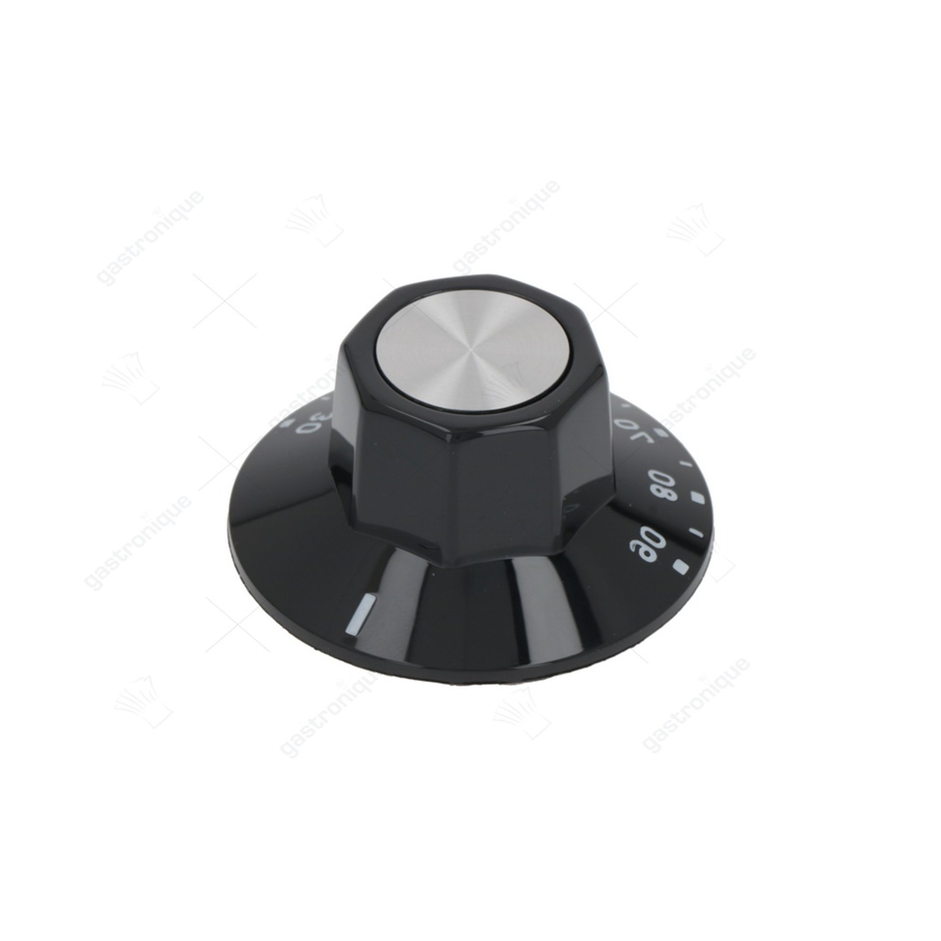 knop zwartø 50 mm 30-90°c - afbeelding 1