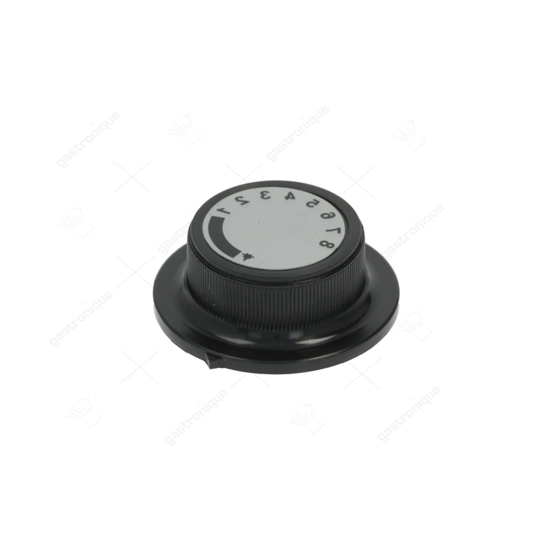 bouton noir ø 55 mm 0-1-2-3-4-5-6-7-8 - image 1