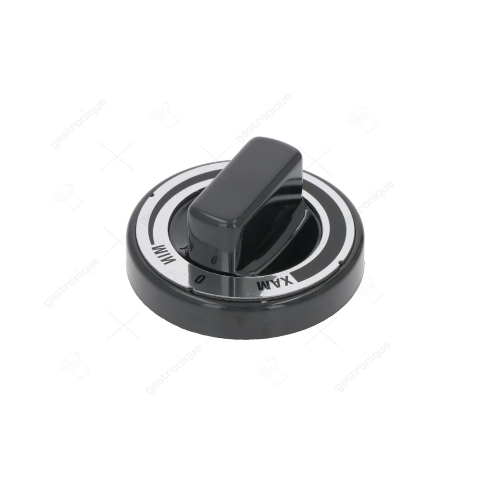 zwarte knop ø 70 mm min-max - afbeelding 1