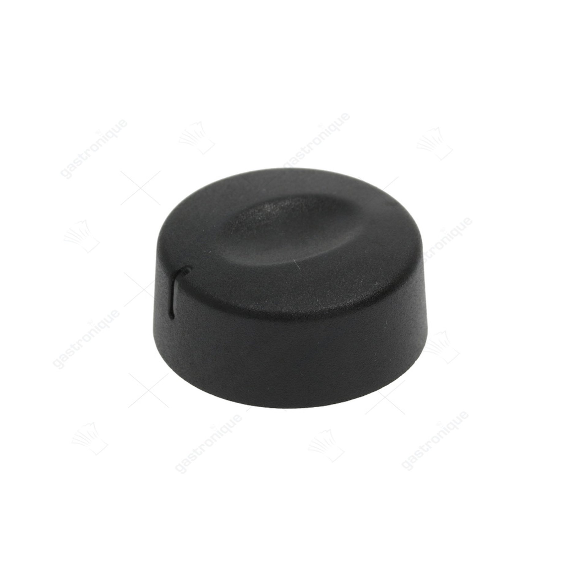 bouton noir ø 41 mm avec index - image 1