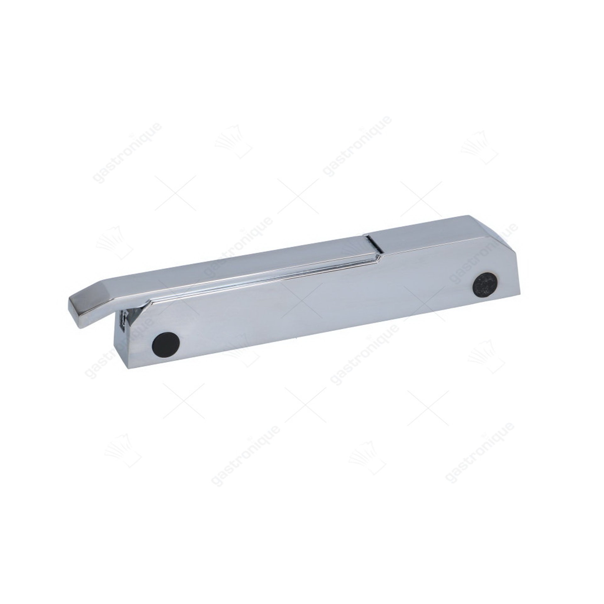 hendelsluiting L 185mm bevestigingsafstand 150mm verchroomd niet afsluitbaar koelapparaat 6188 - afbeelding 1