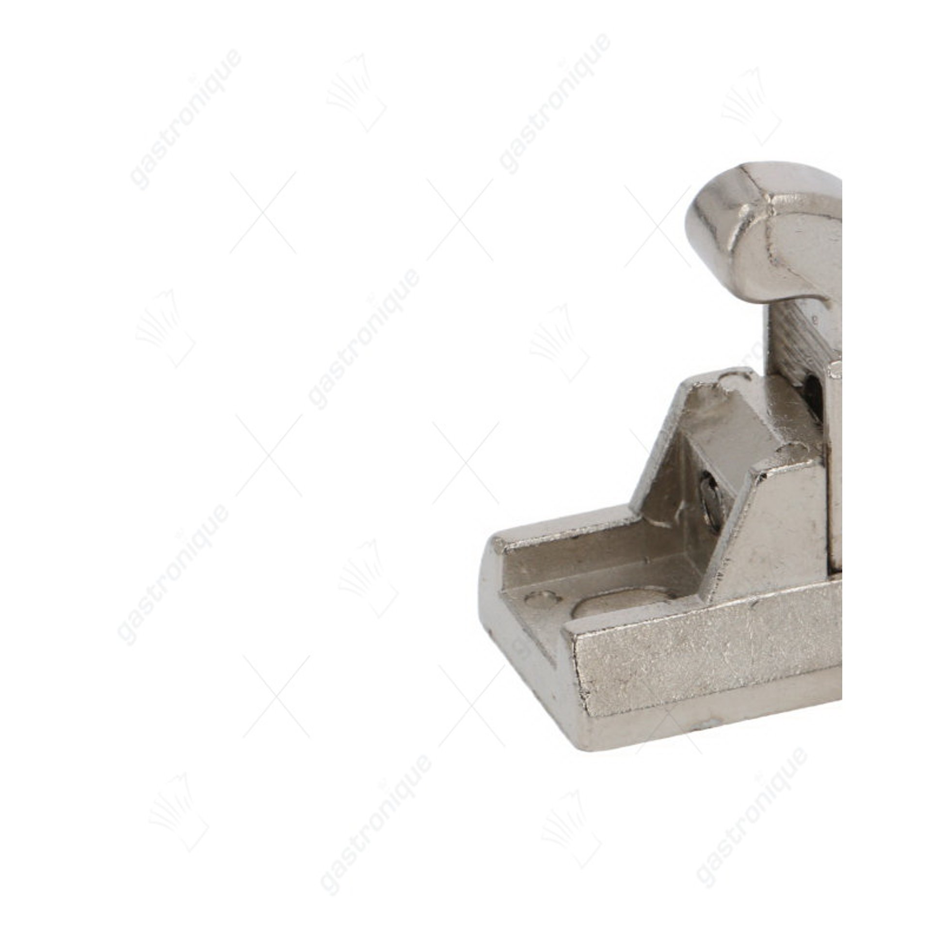chrome-plated adjustable door strike - afbeelding 1