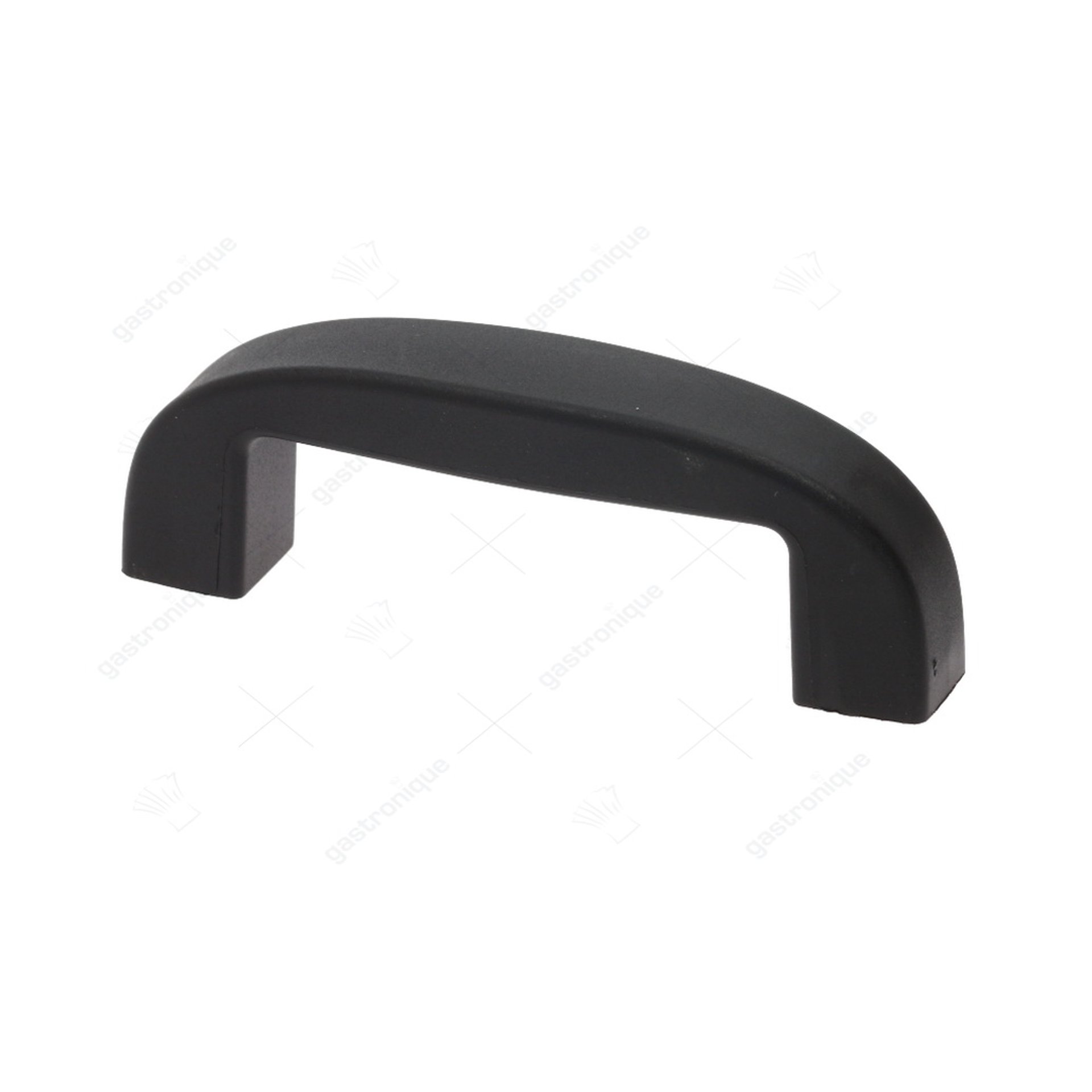 poignée de porte en plastique 124 mm noire - image 1