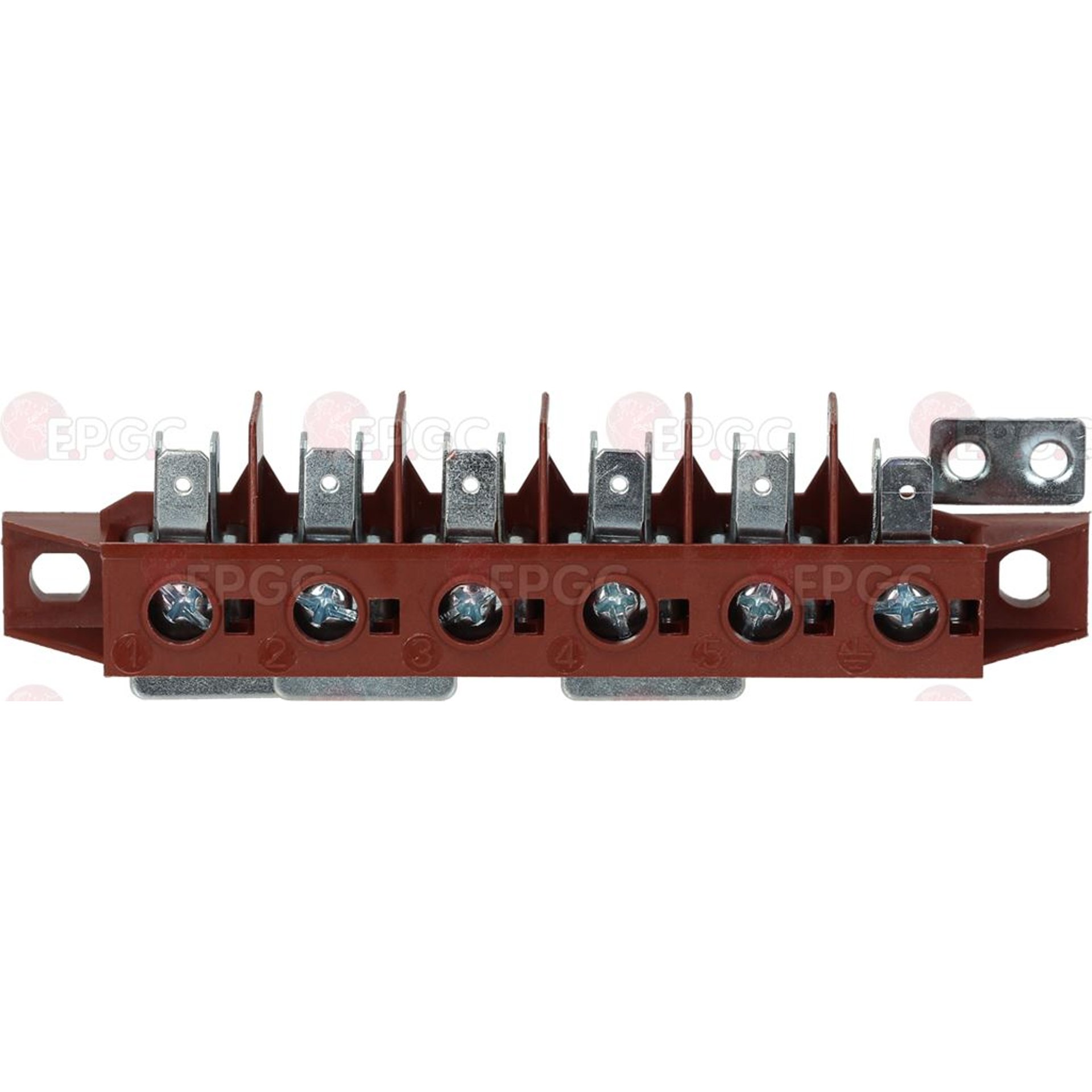 terminal block 6 pole fv122/b 40a 600v - image 1