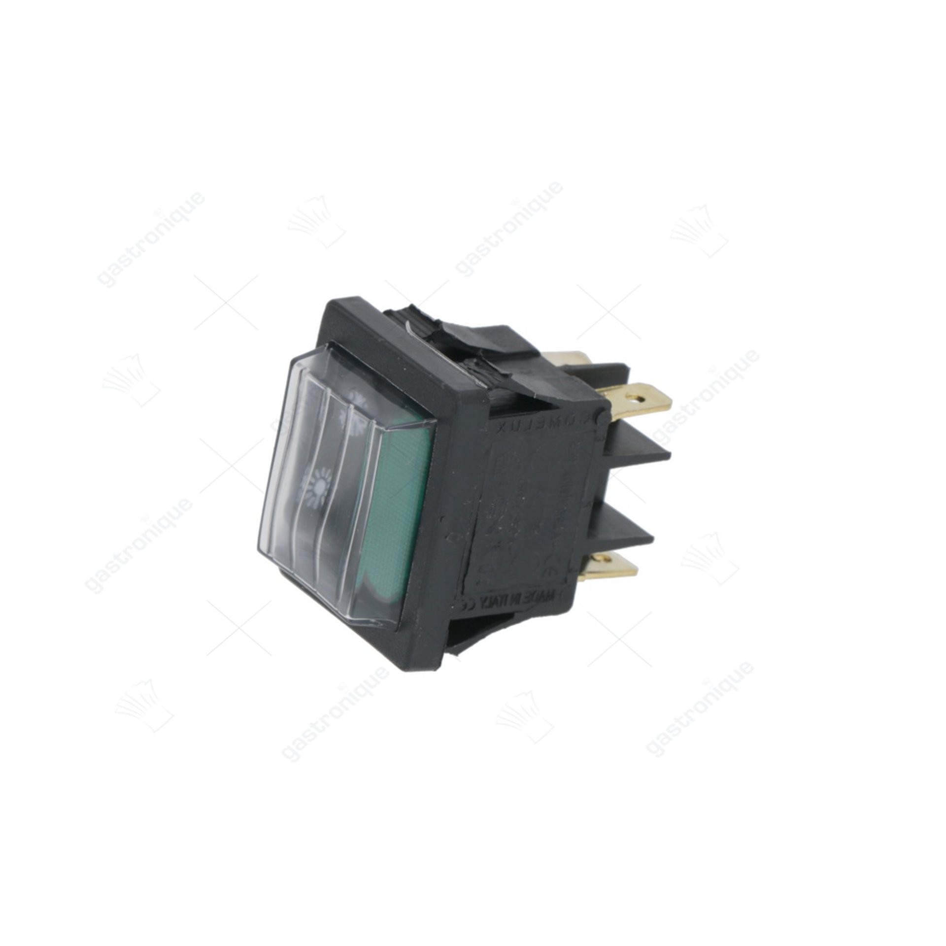interrupteur à bascule vert 16a 250v - image 1