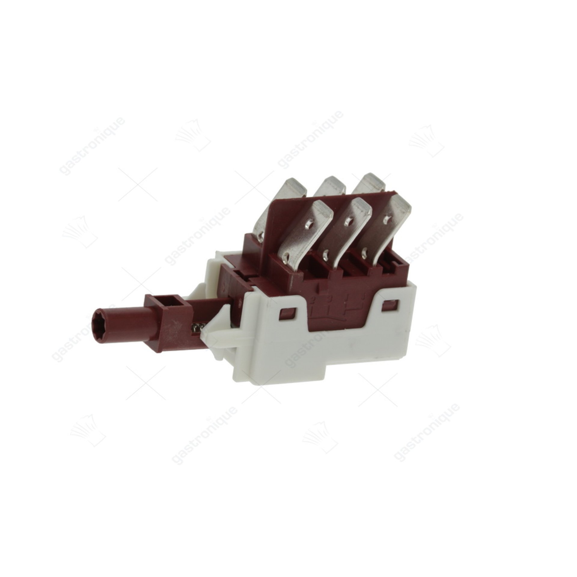 schakelelement 2CO 250V 16A aansluiting vlaksteker 6,3mm - afbeelding 1