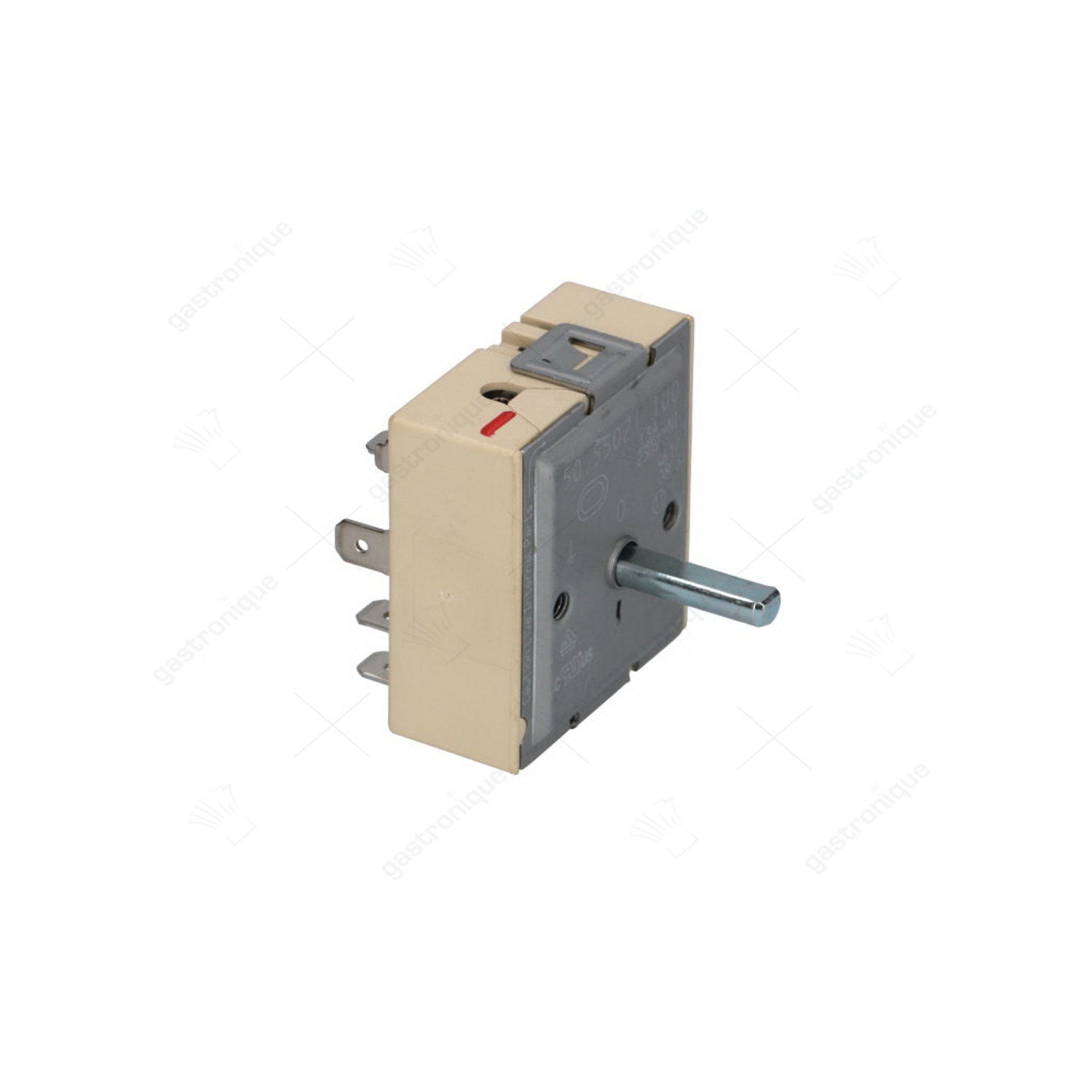 energieregelaar EGO 230V 13A dubbel circuit draairichting rechts as ø 6x4,6mm as L 23mm - afbeelding 1