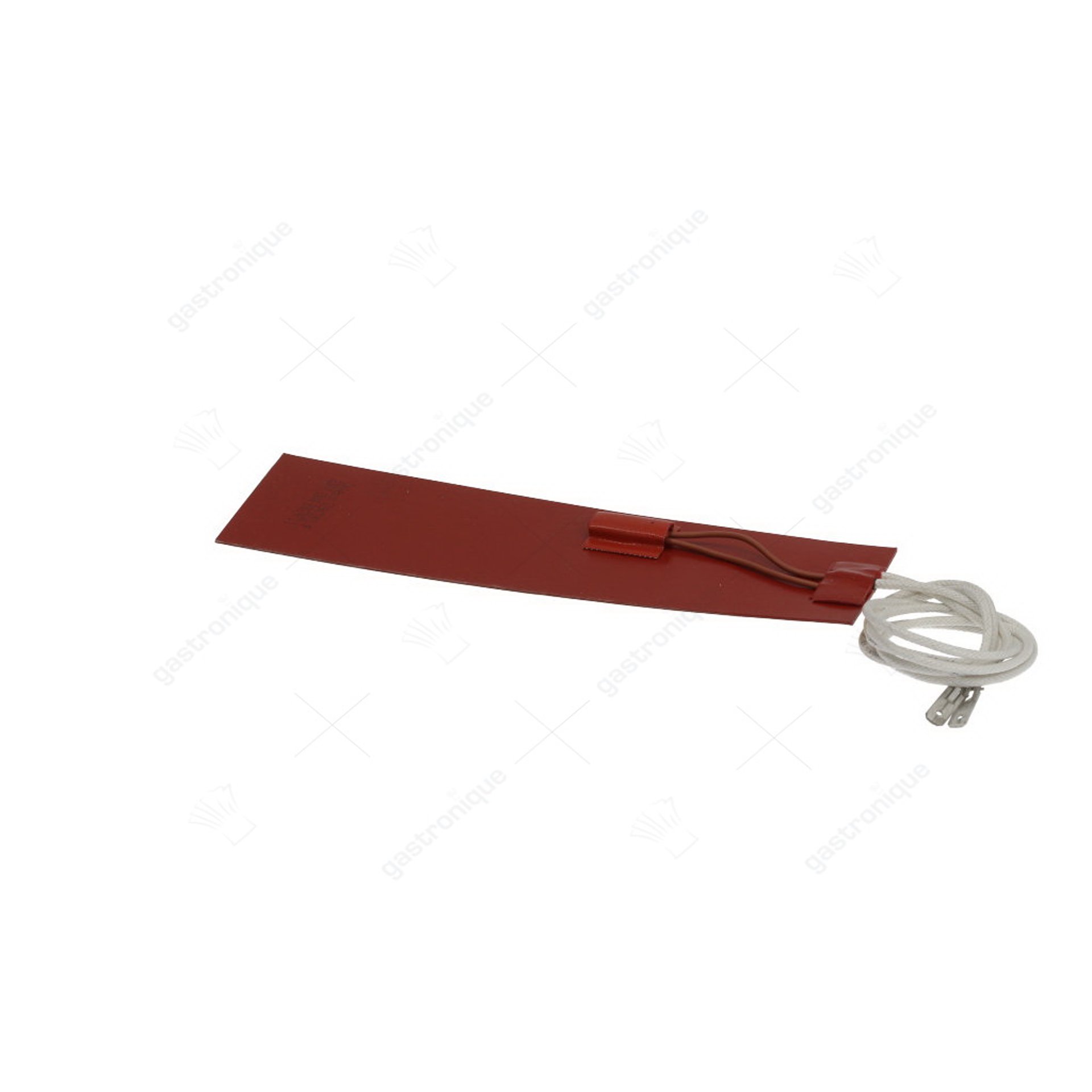 plakelement L 210mm B 58mm 100W 220V t.max. 130°C met temperatuurbegrenzer silicone - afbeelding 1