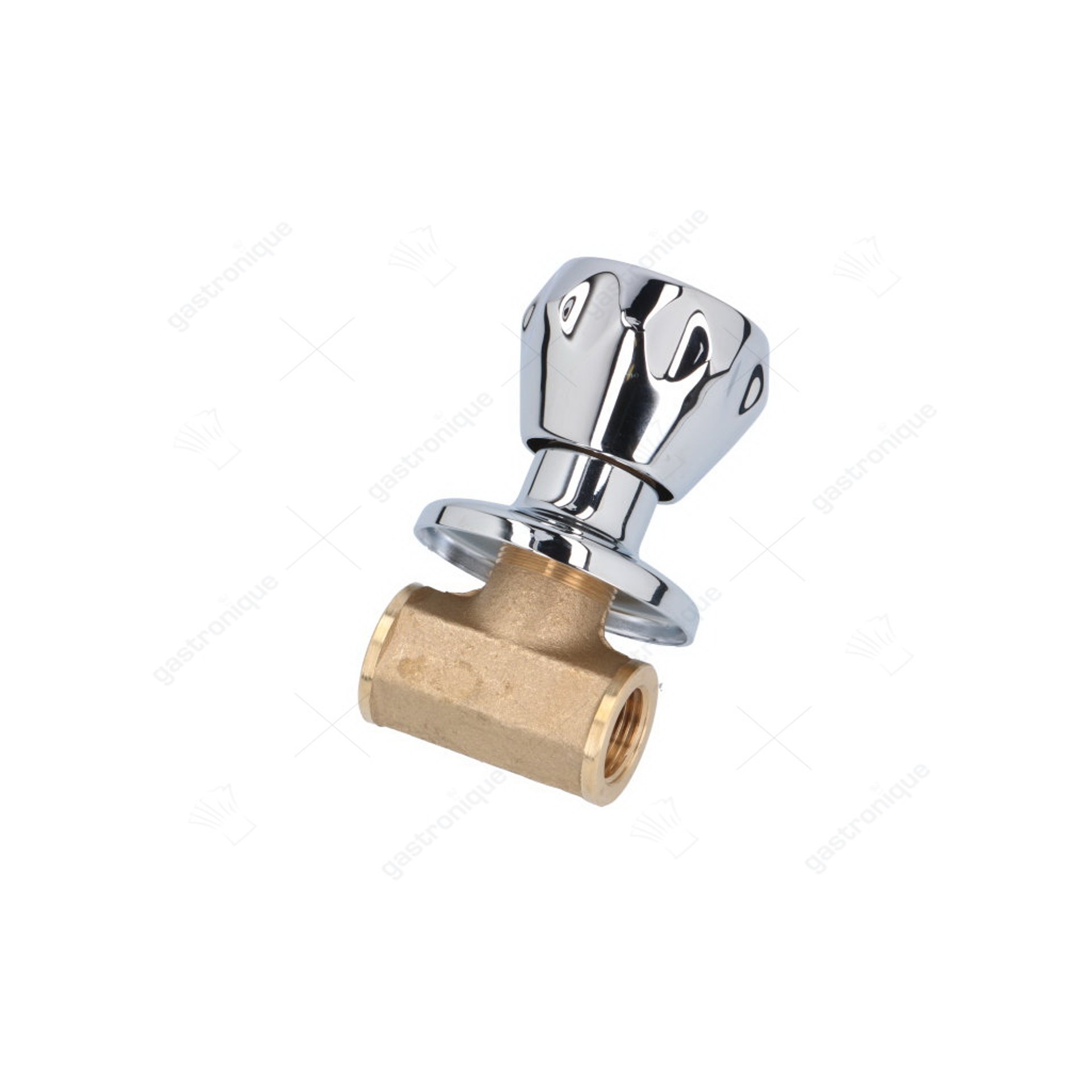 afsluitkraan aansluiting 1/2" 1/2" koud - afbeelding 1