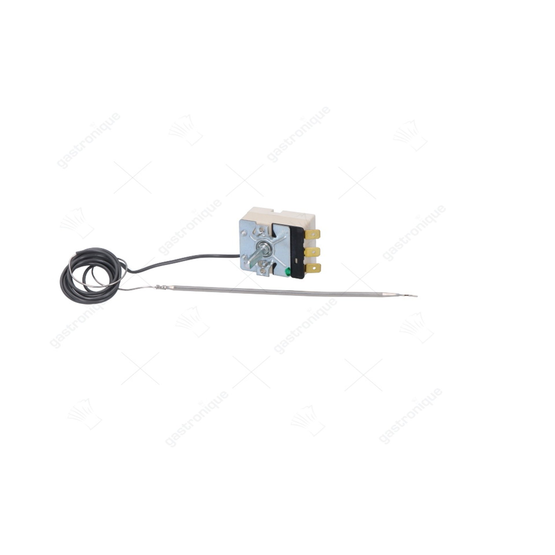 thermostat max. 300°C plage réglable 50-300°C 1-pôle 1CO 16A capteur ø 3,03mm capteur L 160mm - image 1