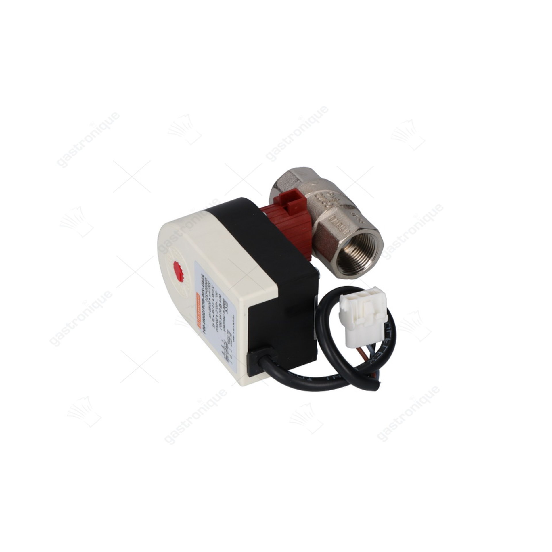 Kugelhahn Eingang 3/4" ID Ausgang 3/4" ID mit Stecker 230V L 65mm 50/60Hz spannungslos geschlossen - Bild 1