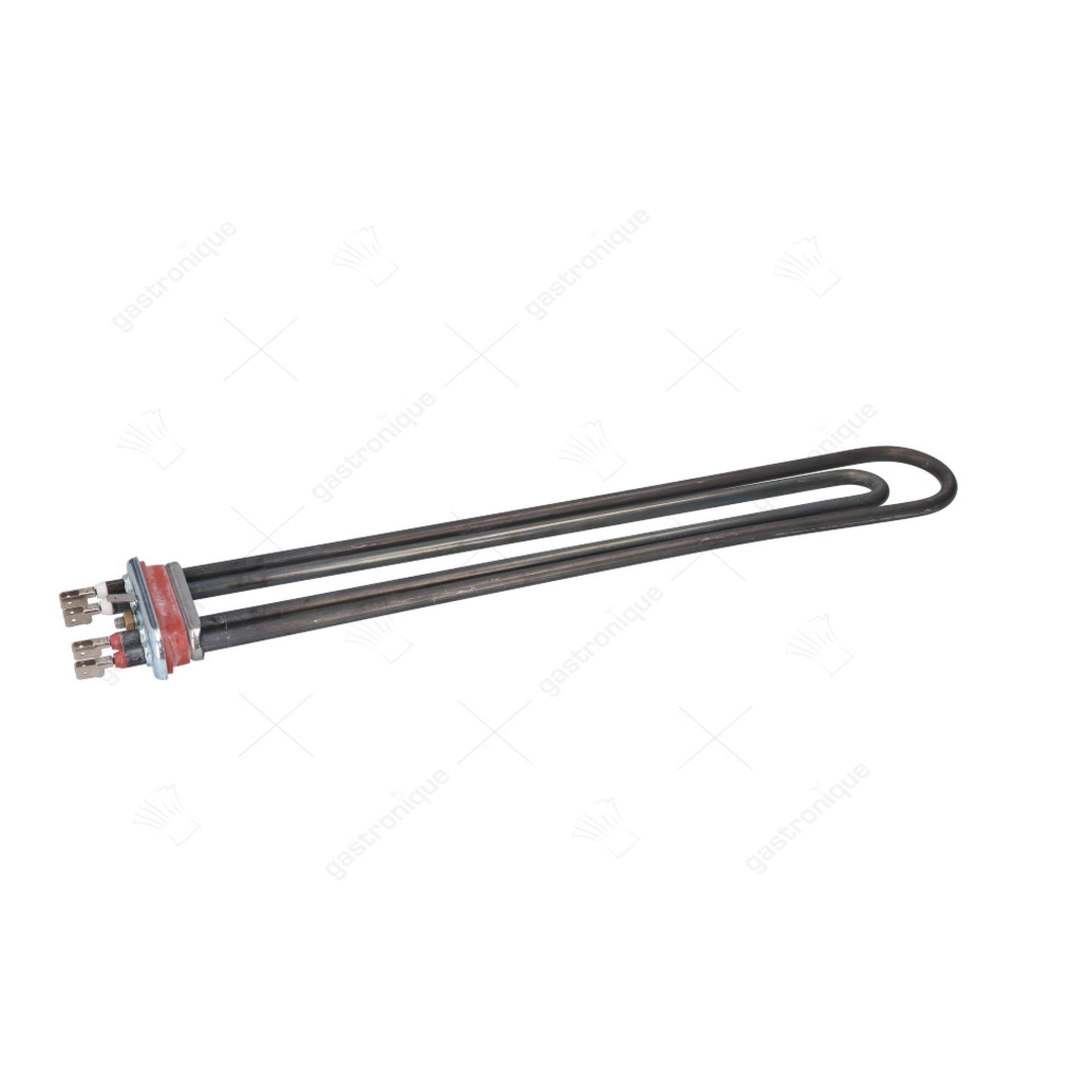 Verwarmingselement 6000W 230V L 417mm expansieflens aansluiting vlaksteker 6,3mm - afbeelding 1
