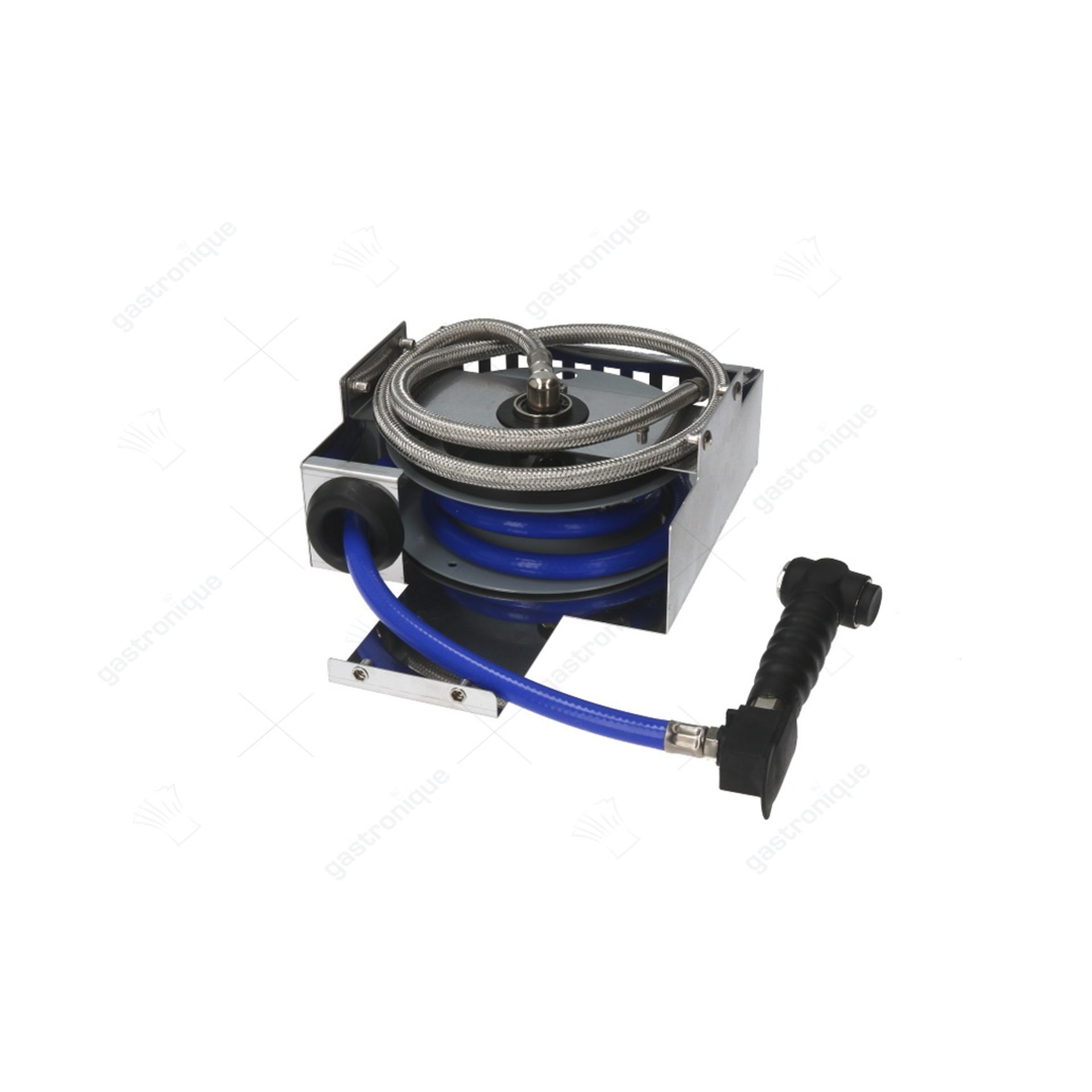 enrouleur de tuyau complet longueur de tuyau 1,3m connexion 1/8" tuyau ø 13mm - image 1