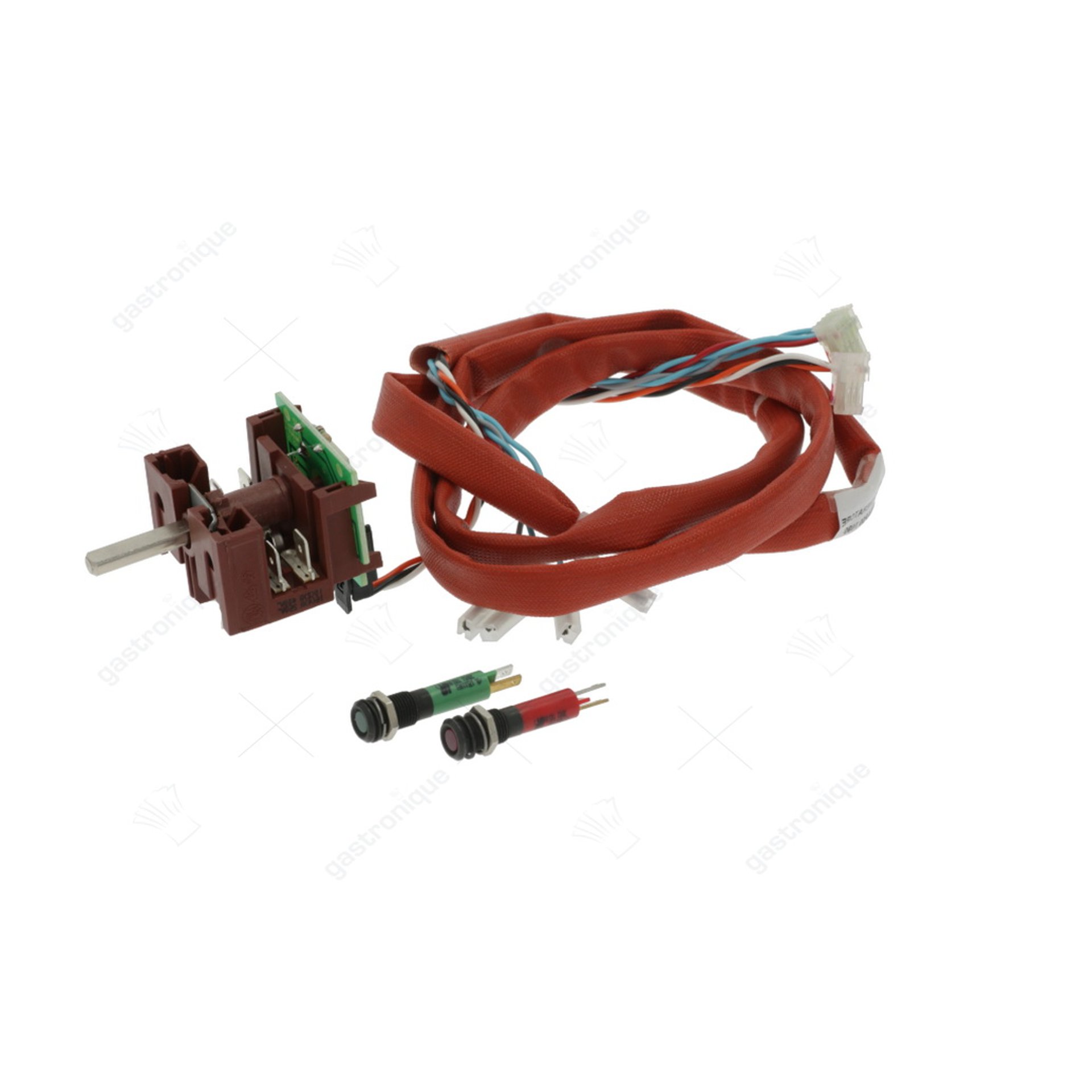 rotary switch 10 switching positions 1NO switching sequence 0-1-2-3-4-5-6-7-8-9 16A - image 1