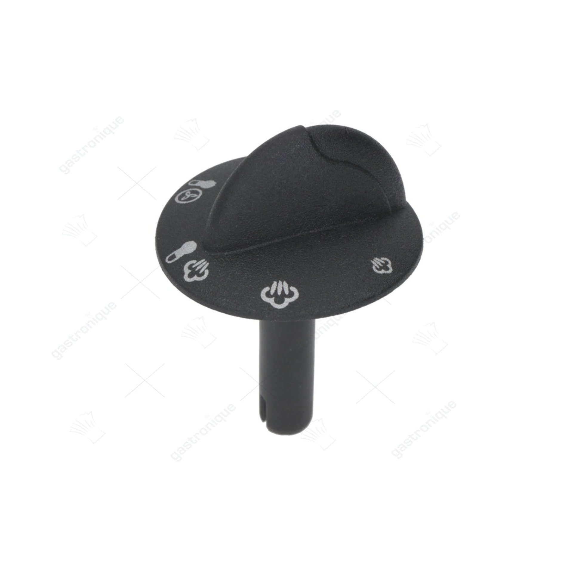 bouton noir ø 46 mm imprimé - image 1