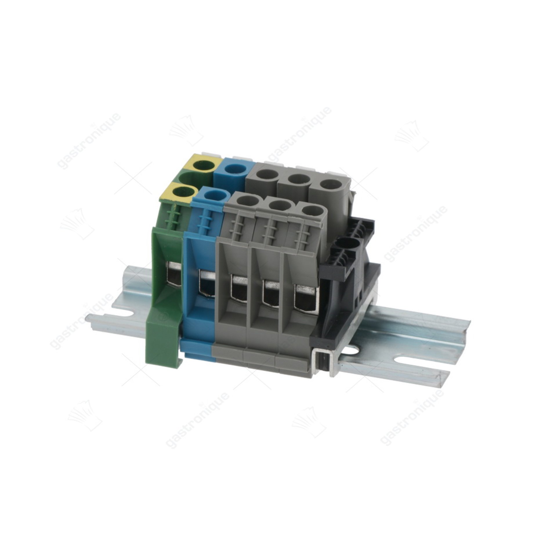 junction box 5-poles on din 110 mm guide - afbeelding 1