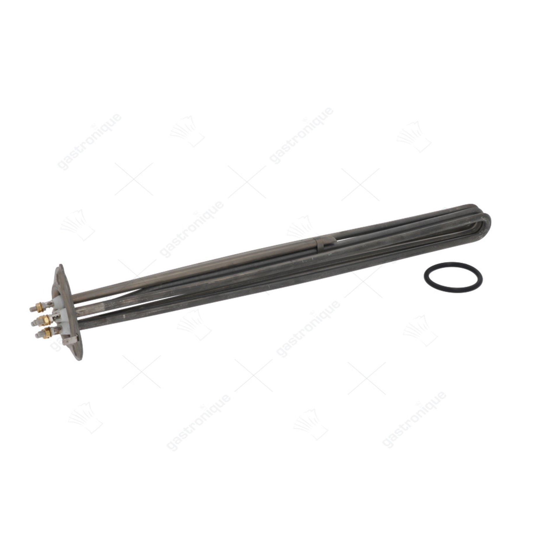 Verwarmingselement 12000W 230V L 464mm 3-gatsflens aansluiting M5 pijp ø 8,4mm VC 3 LA 62mm H 36mm - afbeelding 1