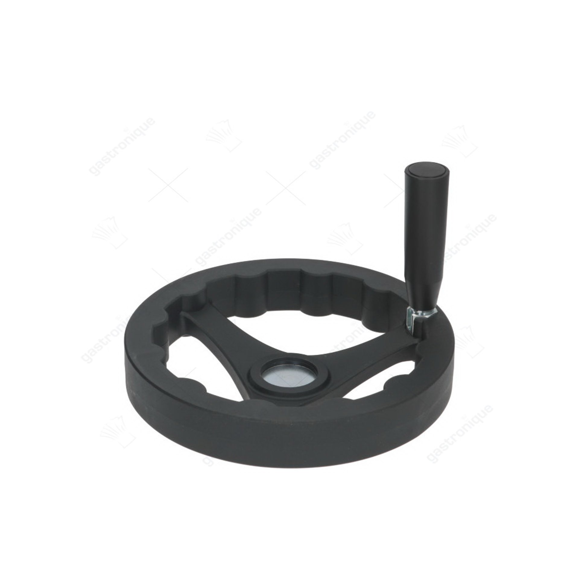 handwiel ø 200mm D1 ø 40mm boring ø 20mm boringsdiepte 26mm draad M6 LA 6mm L1 40mm L2 70mm - afbeelding 1