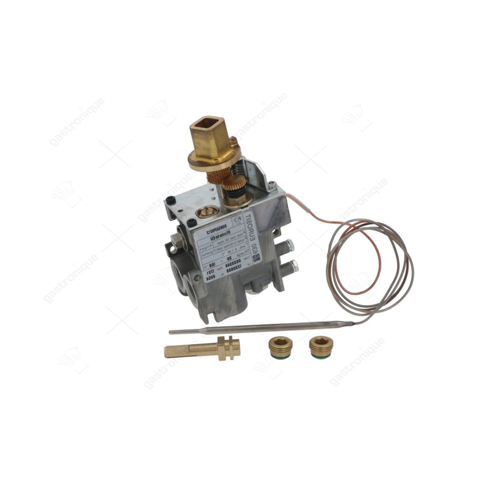 Gasthermostaat type serie 630 Eurosit 30-100°C gasingang 3/8" gasuitgang 3/8" - afbeelding 1