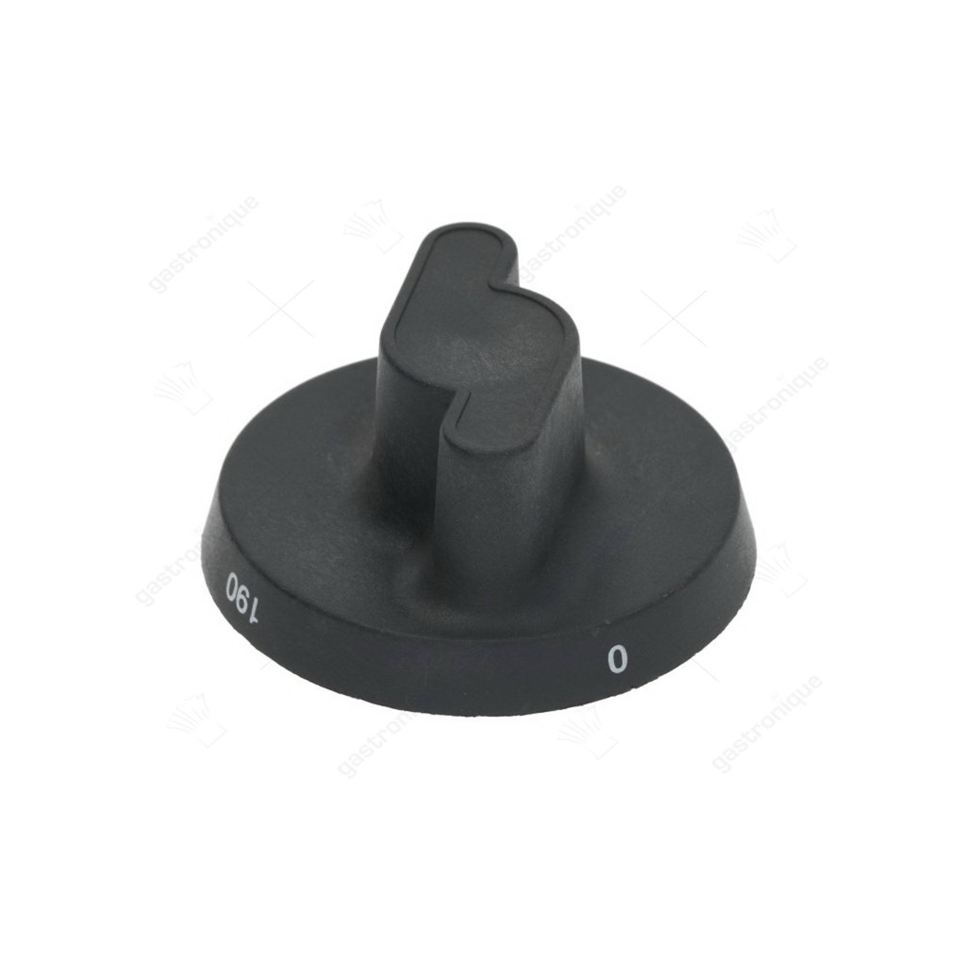 ZWARTE KNOP ø 73 mm 0-190°C - afbeelding 1