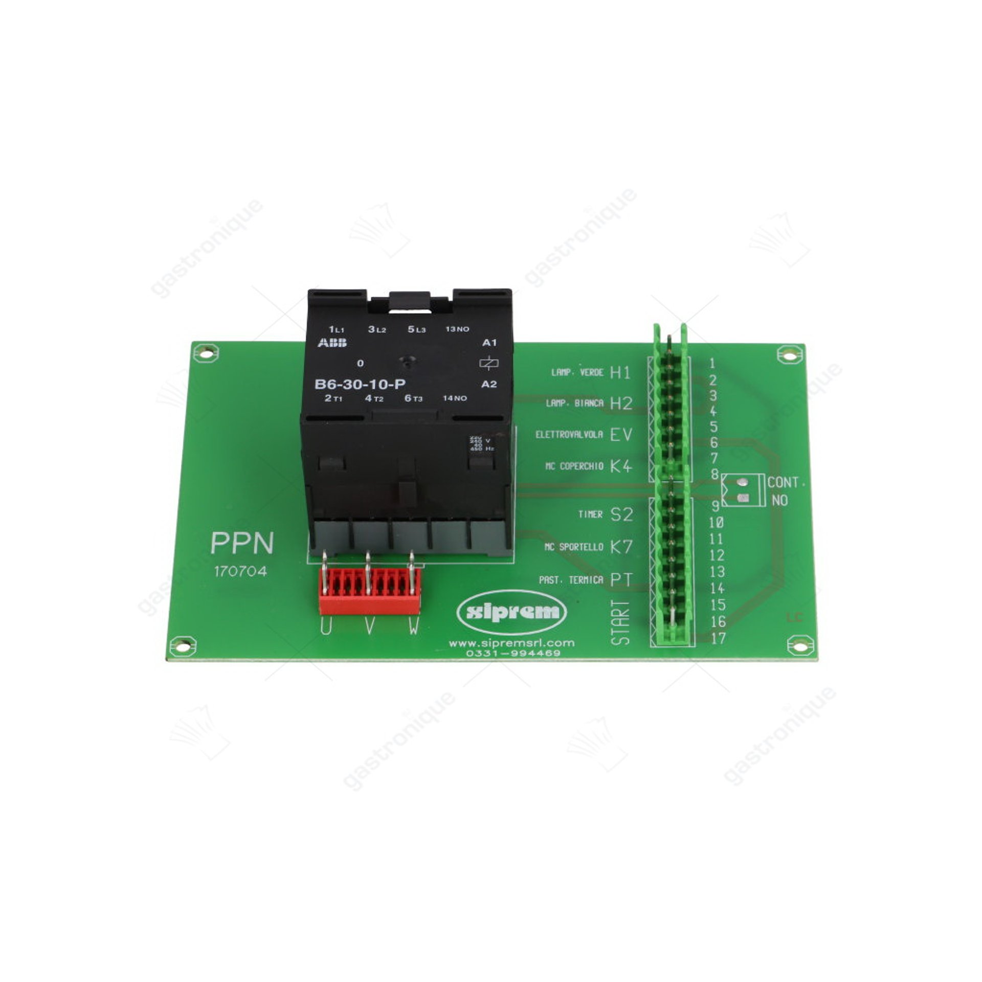 vermogensprintplaat voor aardappelschilmachine 402826 - afbeelding 1