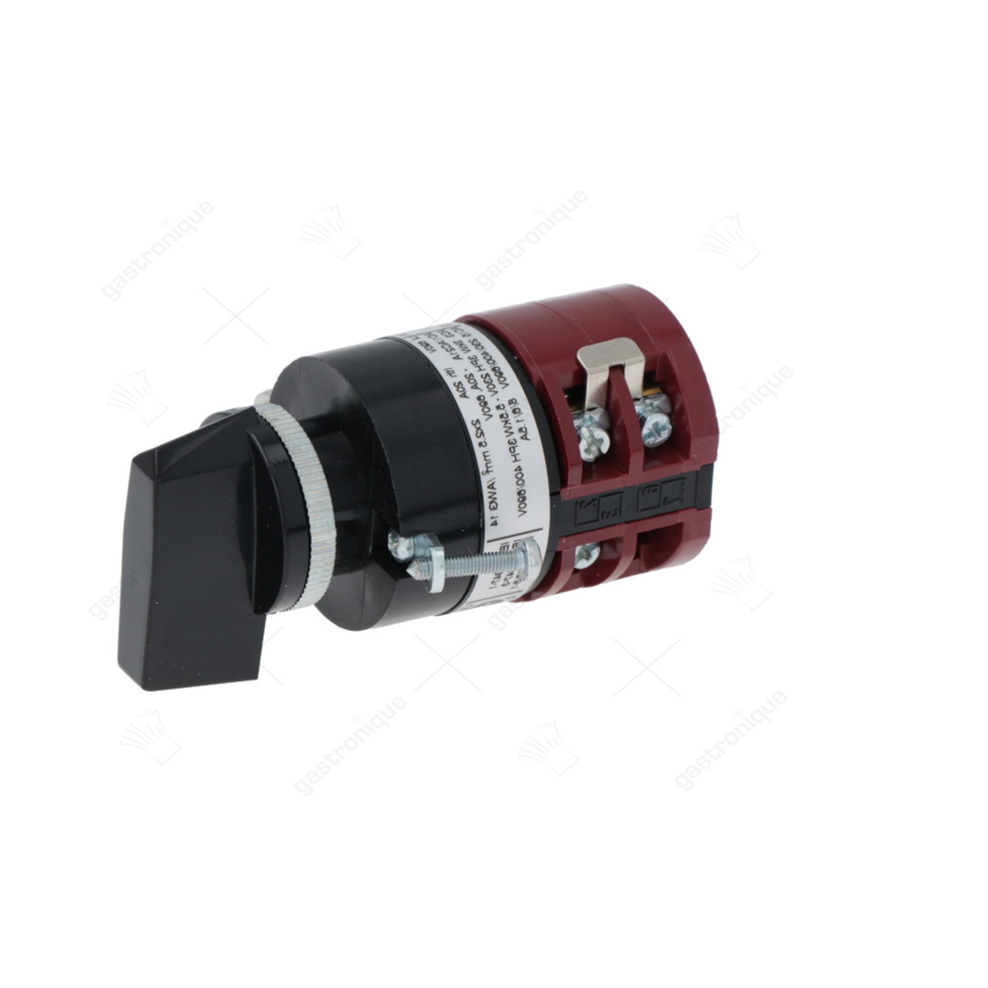 draaischakelaar 3 1-2-3 contactset 3 type GN2082U11 690V 20A as ø 6x6mm as L 23,5mm - afbeelding 1