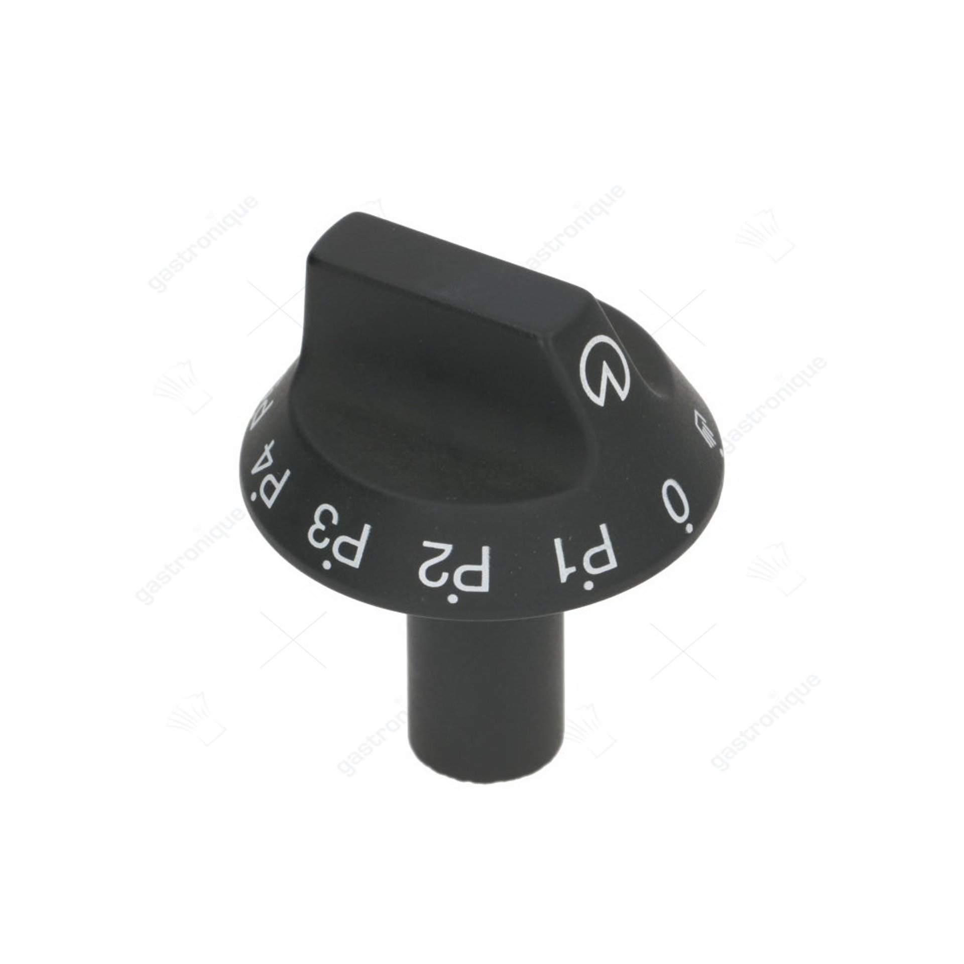 bouton noir ø 54 mm imprimé - image 1