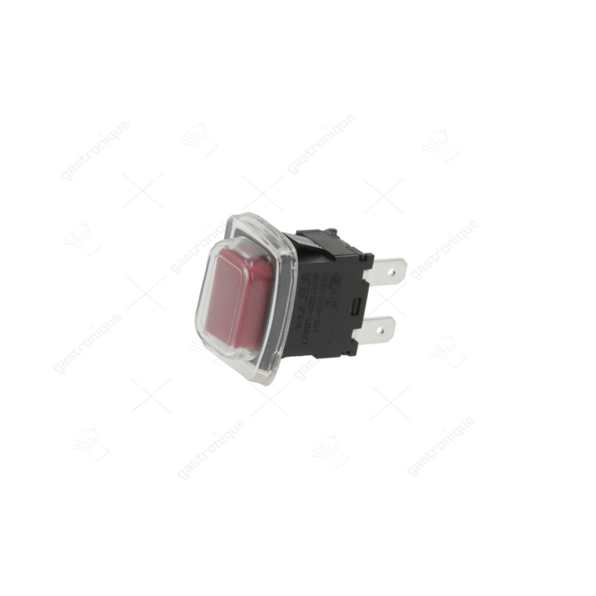 interrupteur monopolaire rouge 16a 250v - image 1