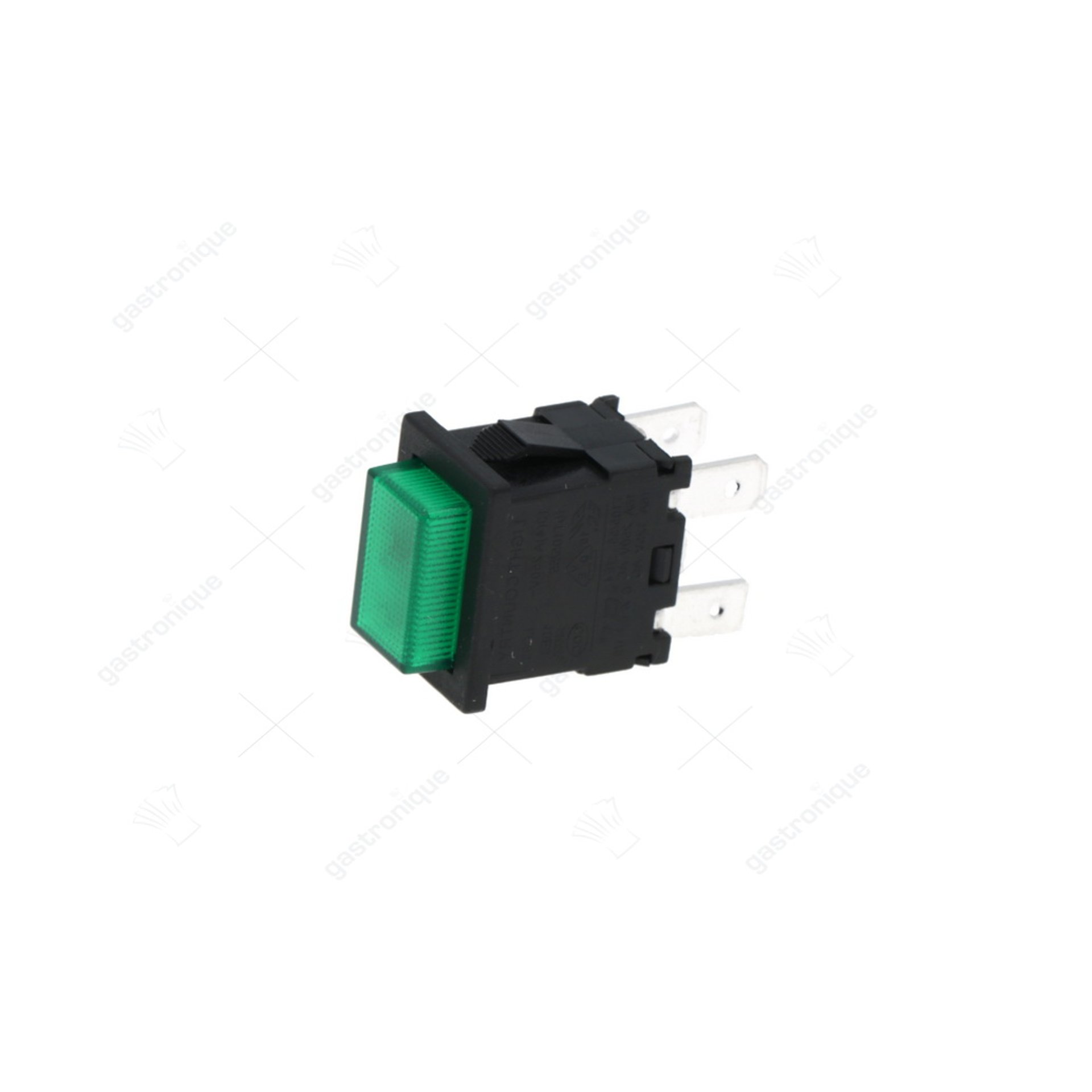 interrupteur bipolaire vert 10(4)a 250v - image 1