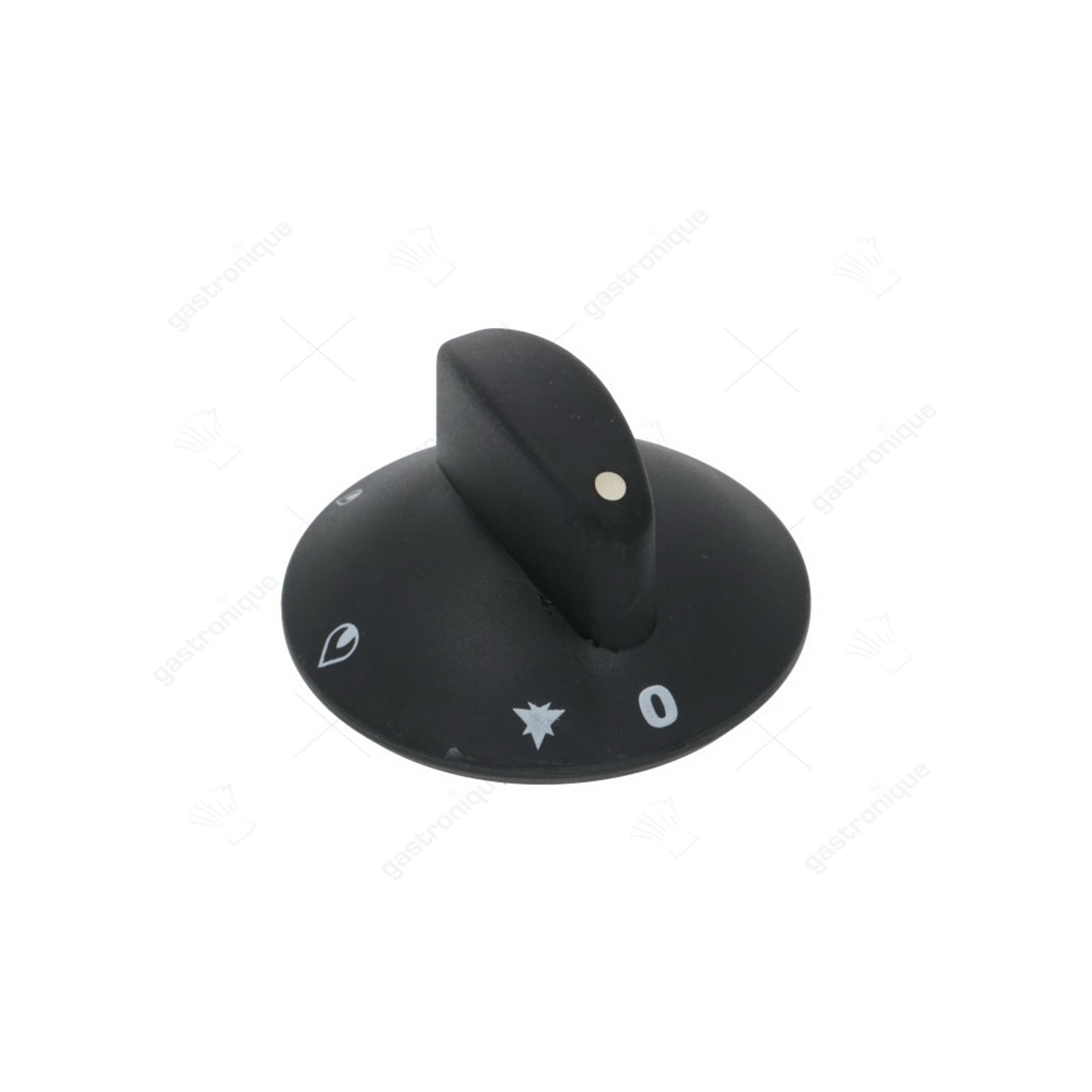 bouton KNOB BLACK ø 79 mm IMPRIMÉ EN SERIGRAPHIE - image 1