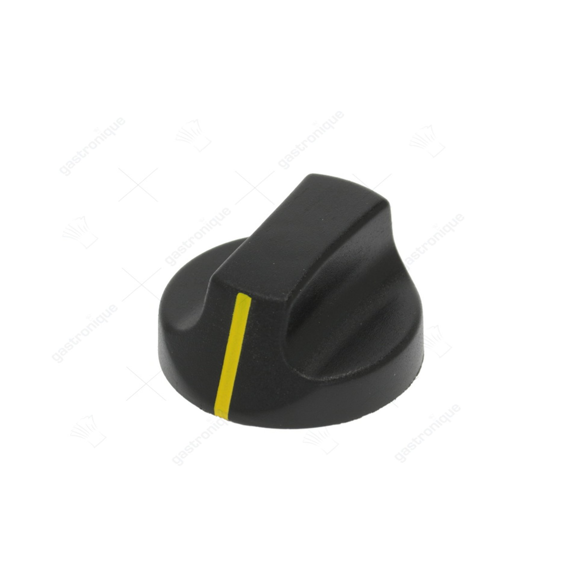 zwarte knop  ø 40 mm - afbeelding 1
