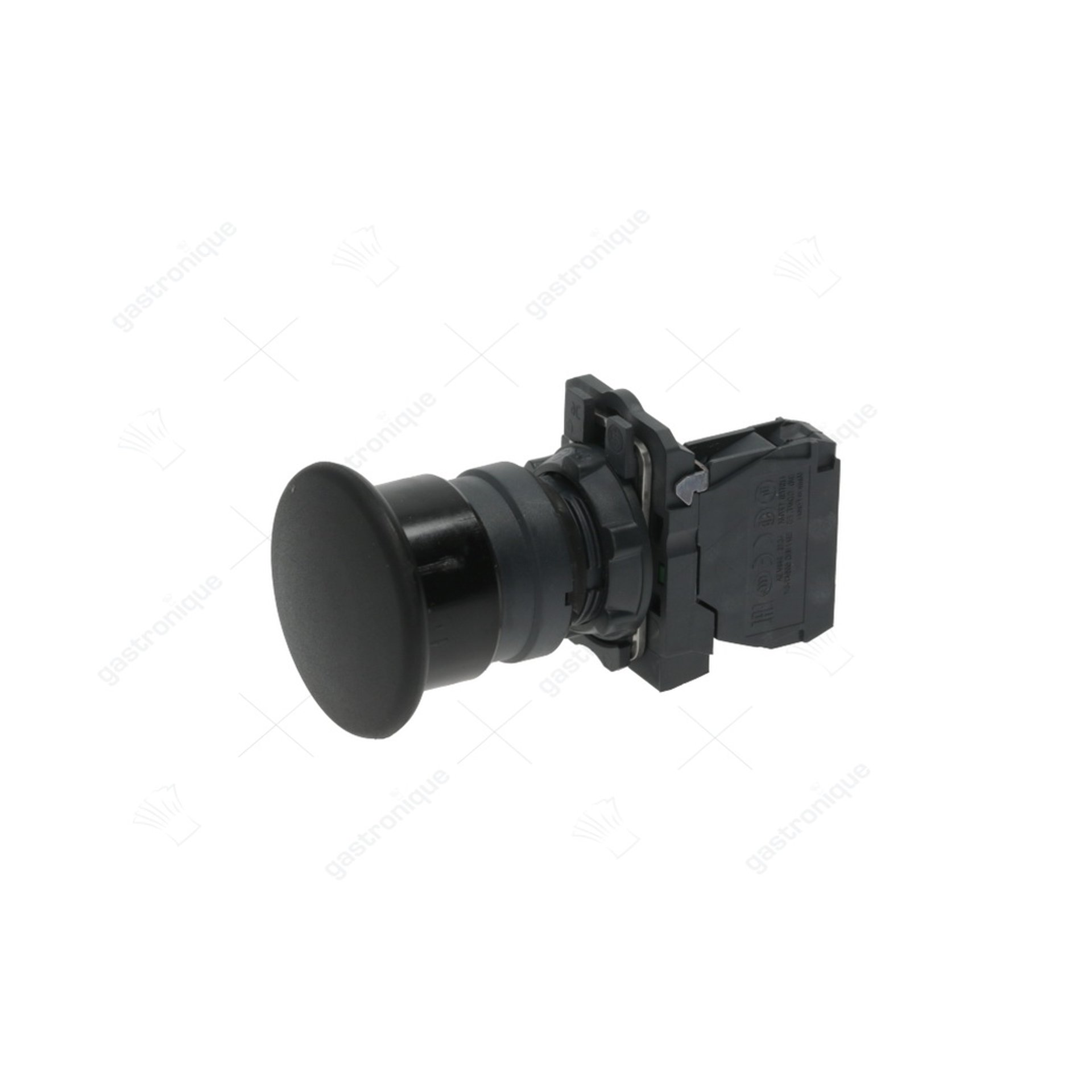 bouton-poussoir champignon noir 3a 230v - image 1