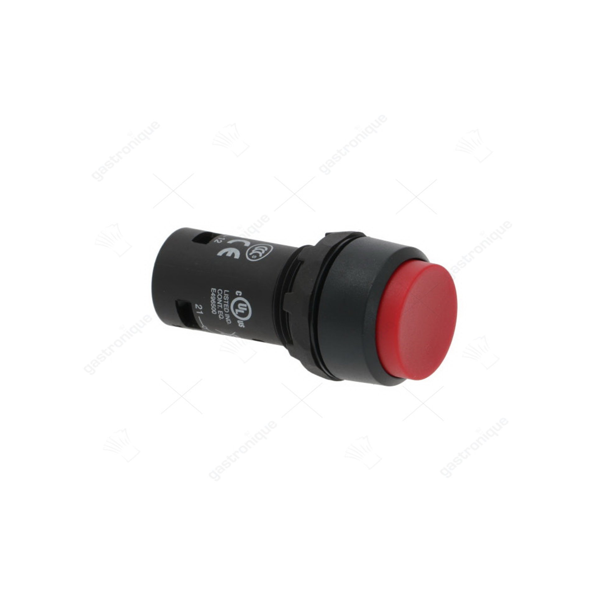 STOP DRUKTOETS ROOD 5A 300V ABB - afbeelding 1