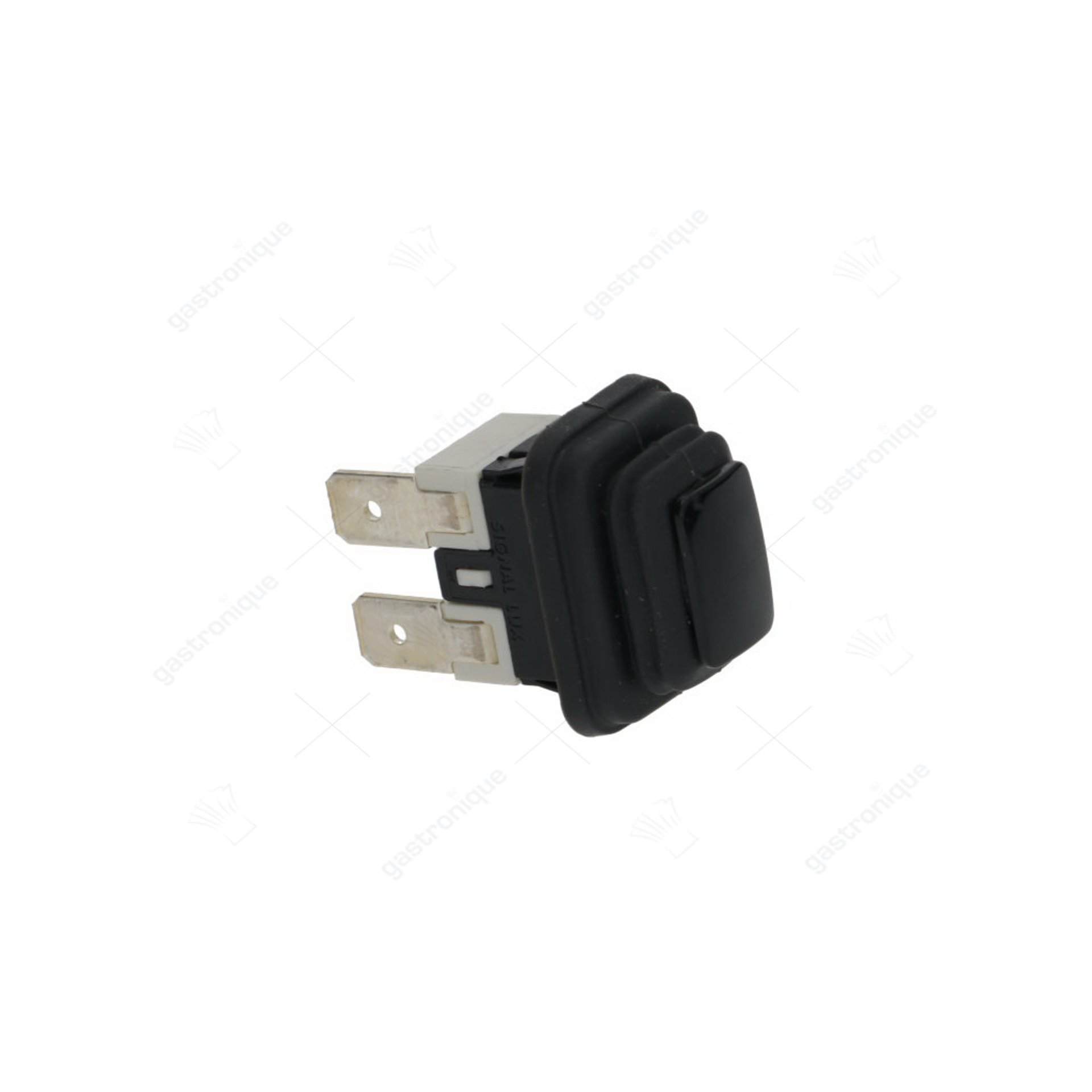 bouton-poussoir 1-pôle noir 10a 250v - image 1