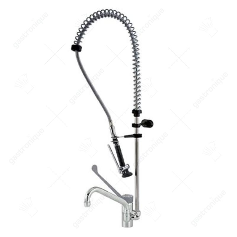 Vorspüldusche Keramisches Muster ø 70 mm Auslass grau 220 mm Auslauf ø 25x225mm - Bild 1